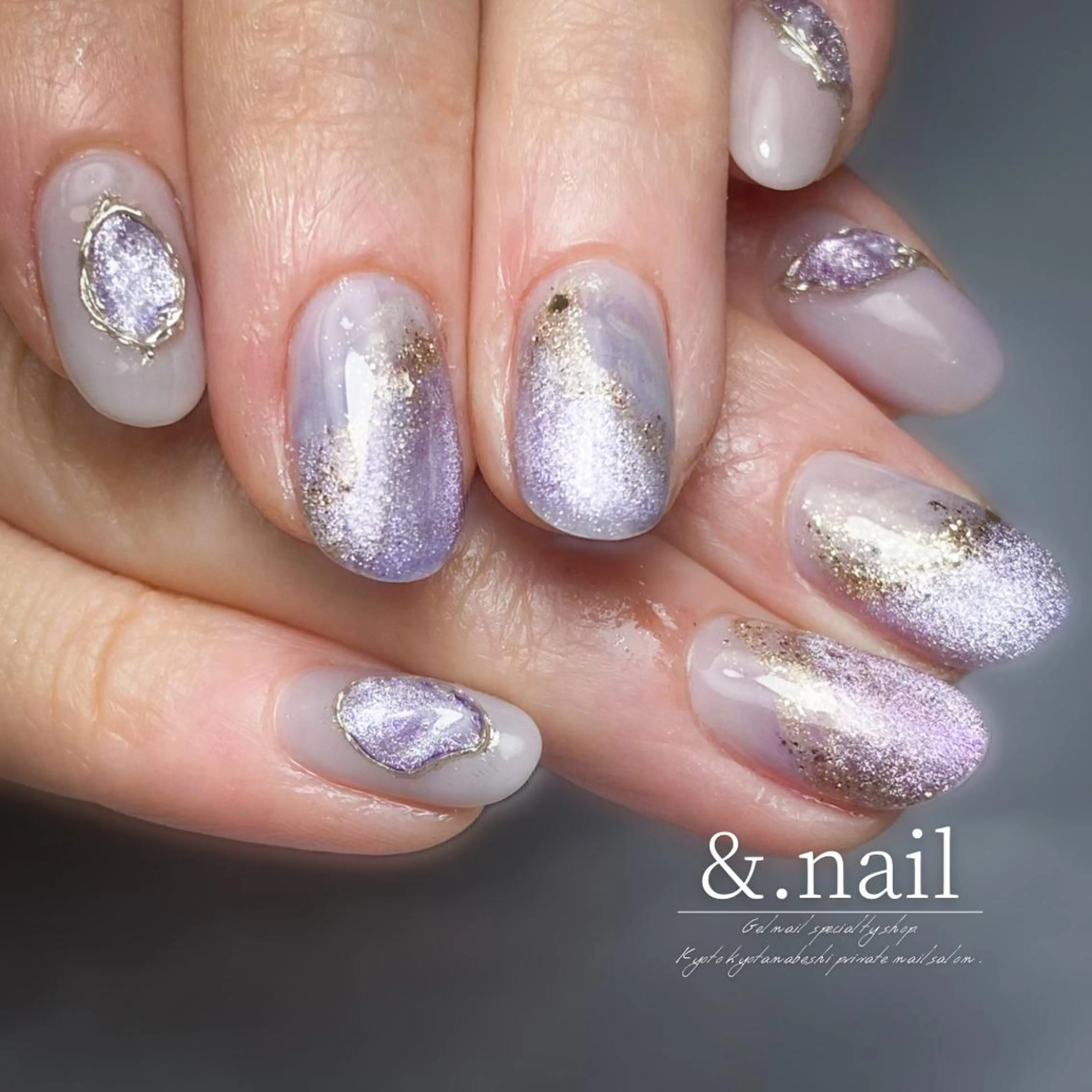 ネイル ハンドネイル &.nail/ ニュアンス/持込み可のネイルデザイン