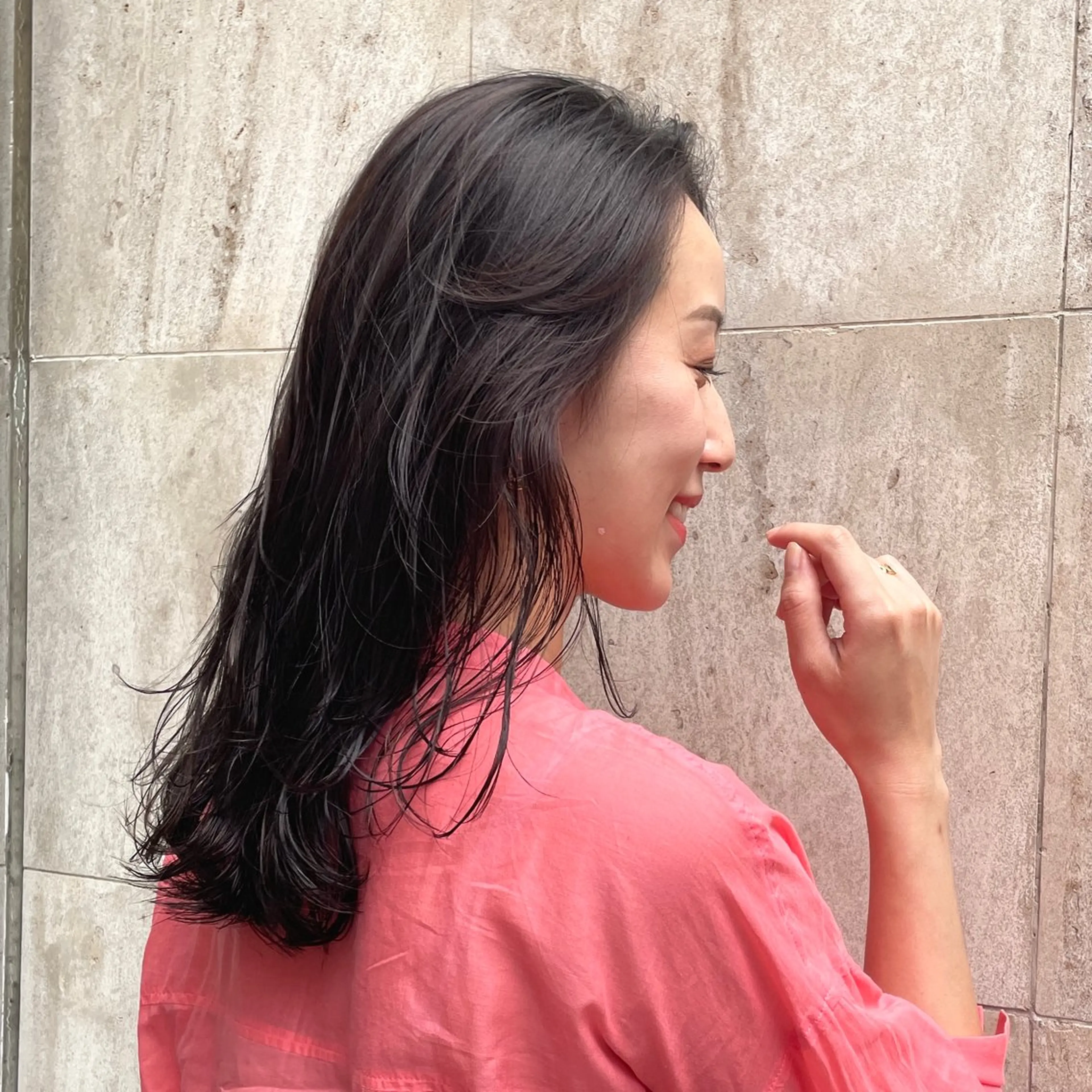 ロング カラー ハイライトカラー ハイライト カット ヘアカラー トリートメント ヘッドスパ matka白髪ぼかし 大人ヘア/KEIKOのヘアスタイル