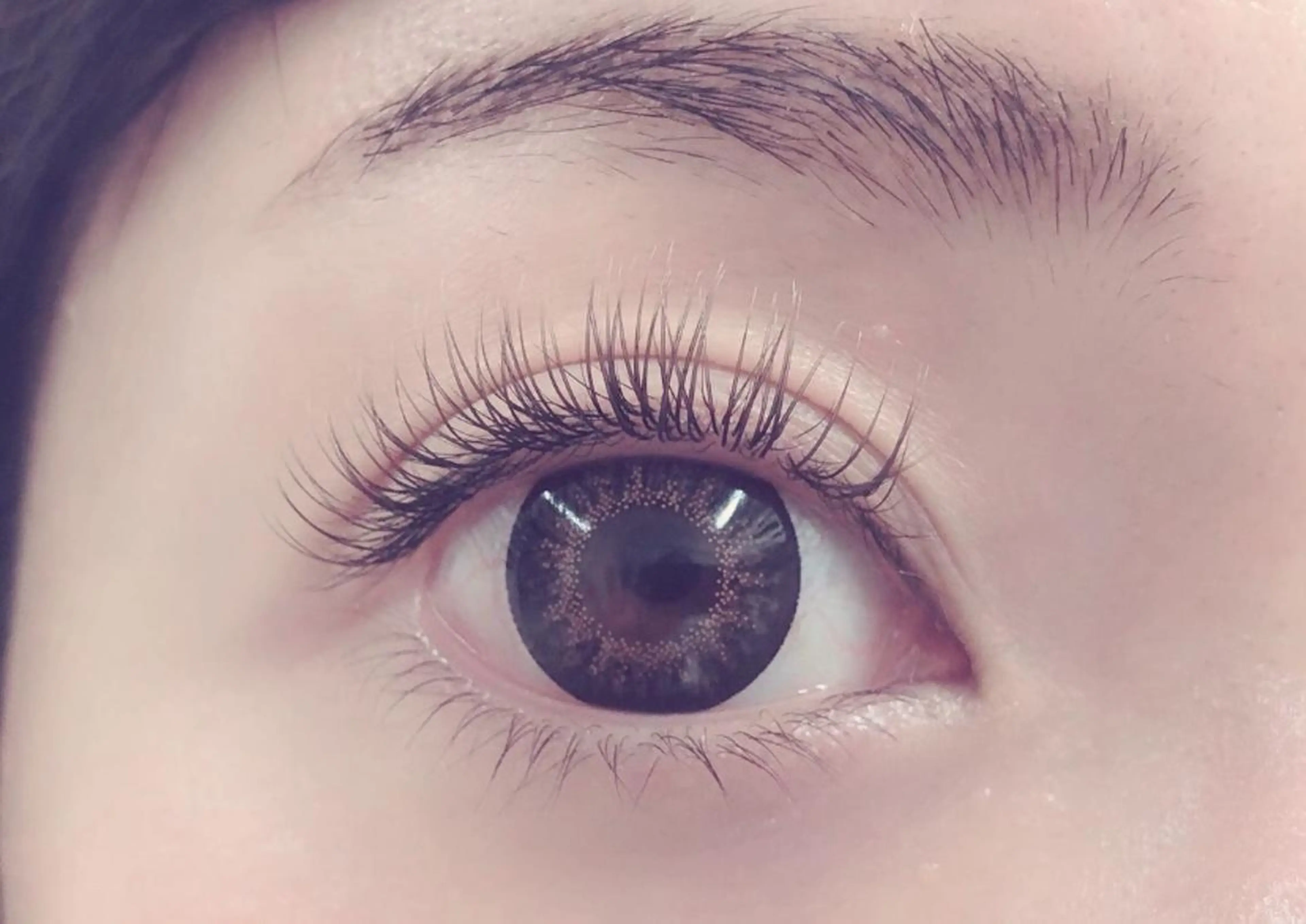 マツエク・マツパ カラーマツエク フラットラッシュ Niko⟡.·天童店 kuniiのマツエク・マツパデザイン