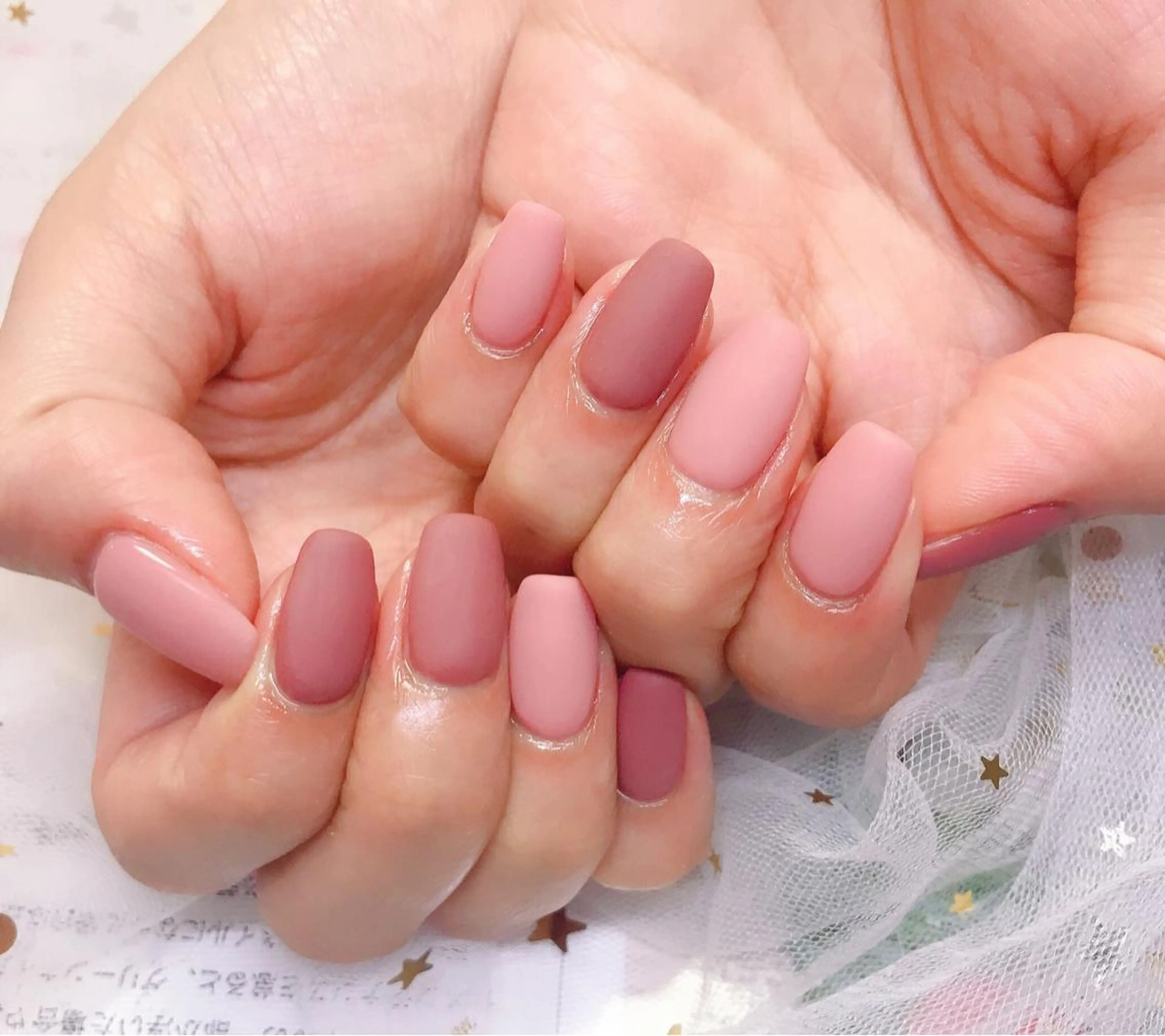 カラー ネイル マットネイル ワンカラーネイル Q Free nailsのネイルデザイン