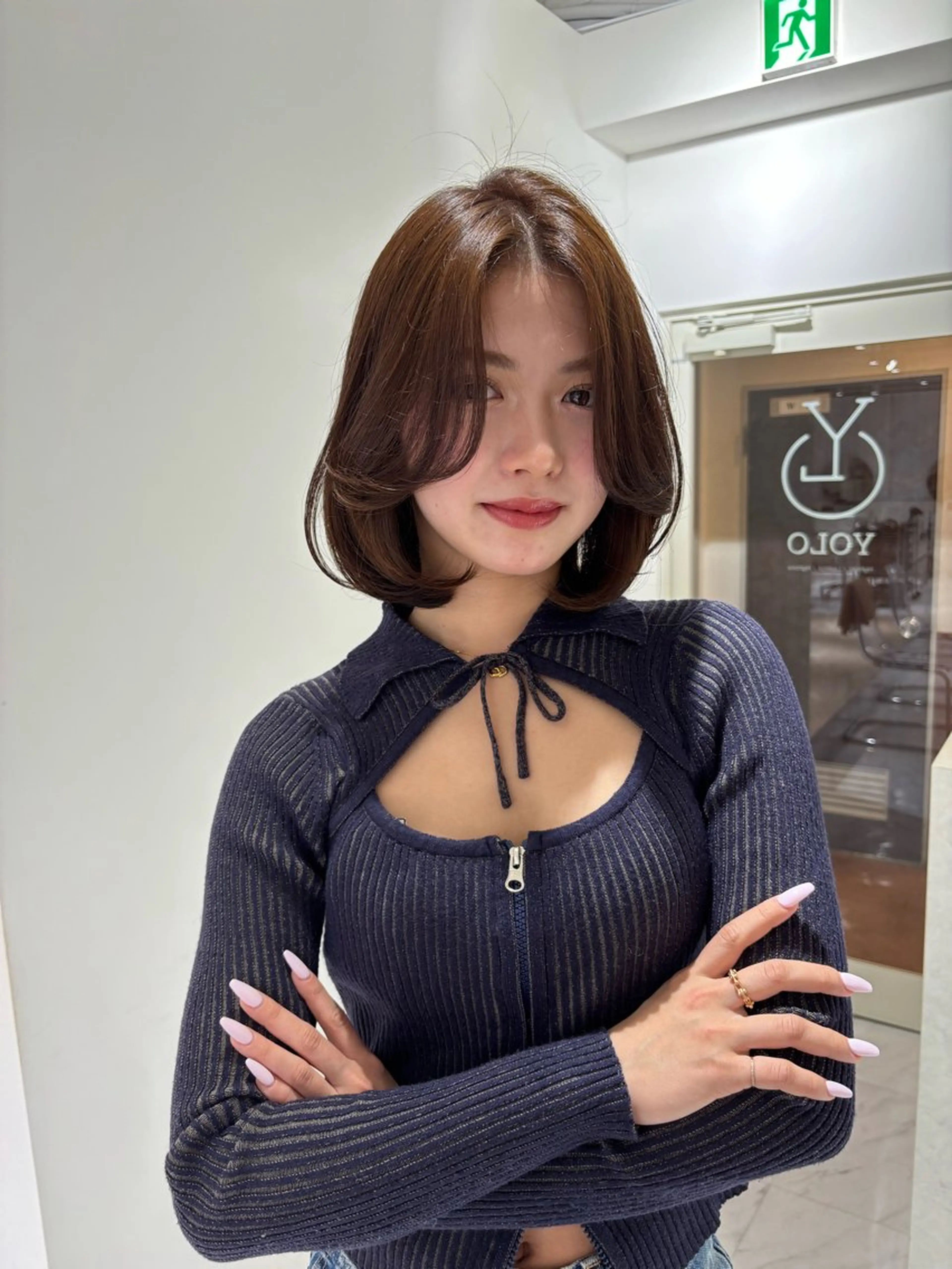 ショート MANA/上野/ カラーモデル🖤✨のヘアスタイル