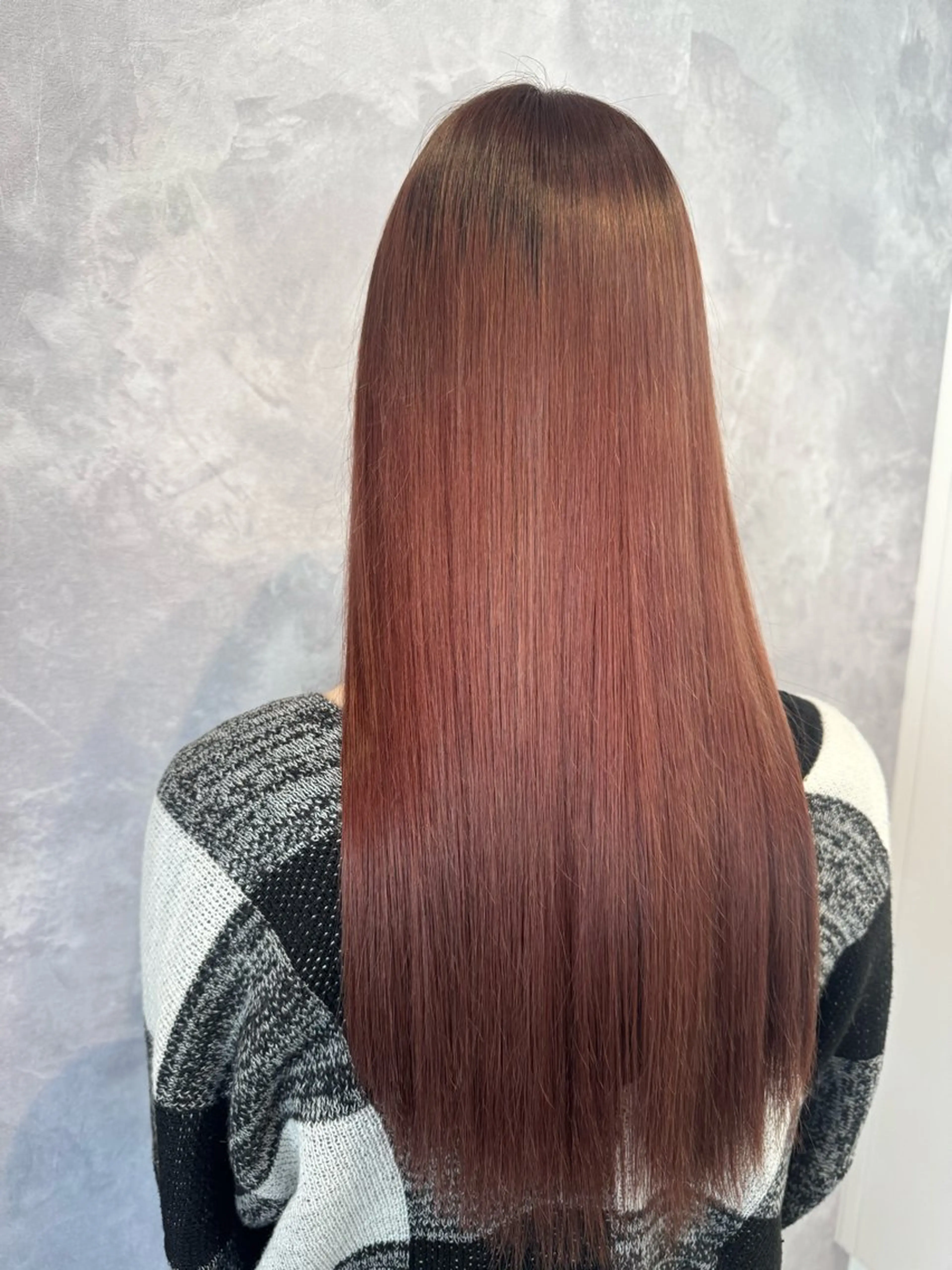 ロング カラー ヘアカラー トリートメント ヒヨシ ルナのヘアスタイル