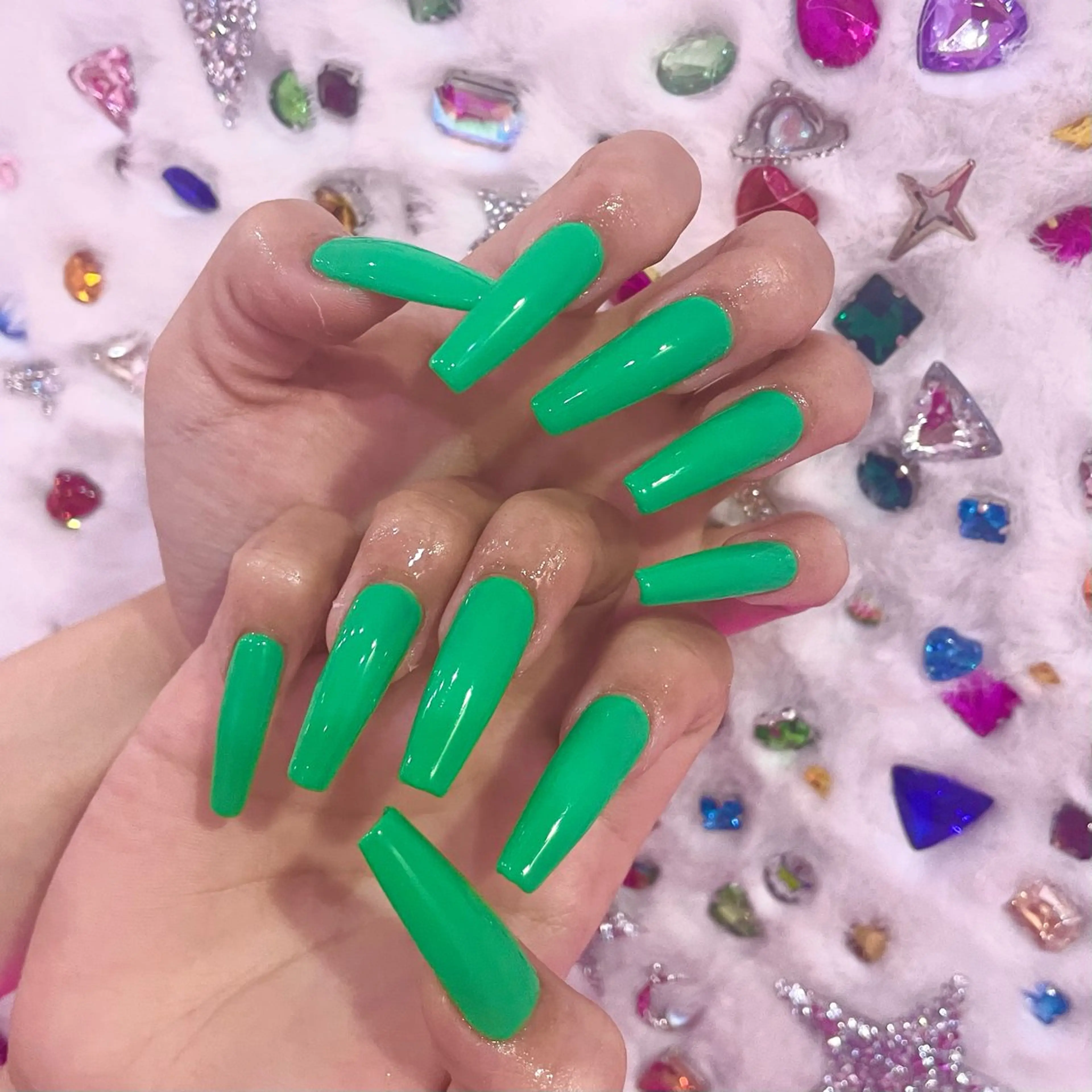 【Gel-x】(長さだし10本)オフなし ワンカラーの写真