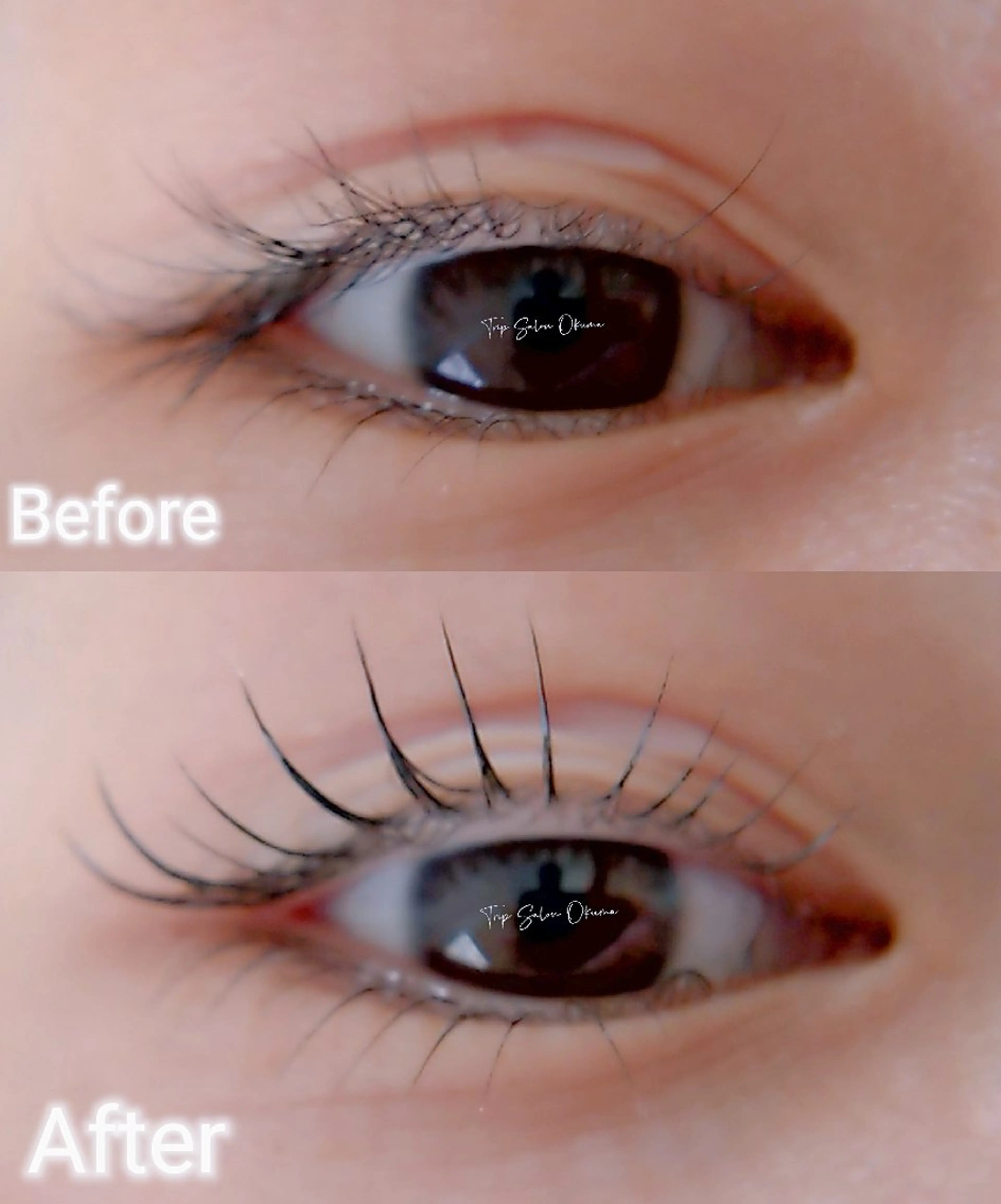 マツエク・マツパ 下まつげエクステ 一重×まつ毛パーマ ❤LEDまつぱ❤那覇 🅿️有、泉崎のマツエク・マツパデザイン