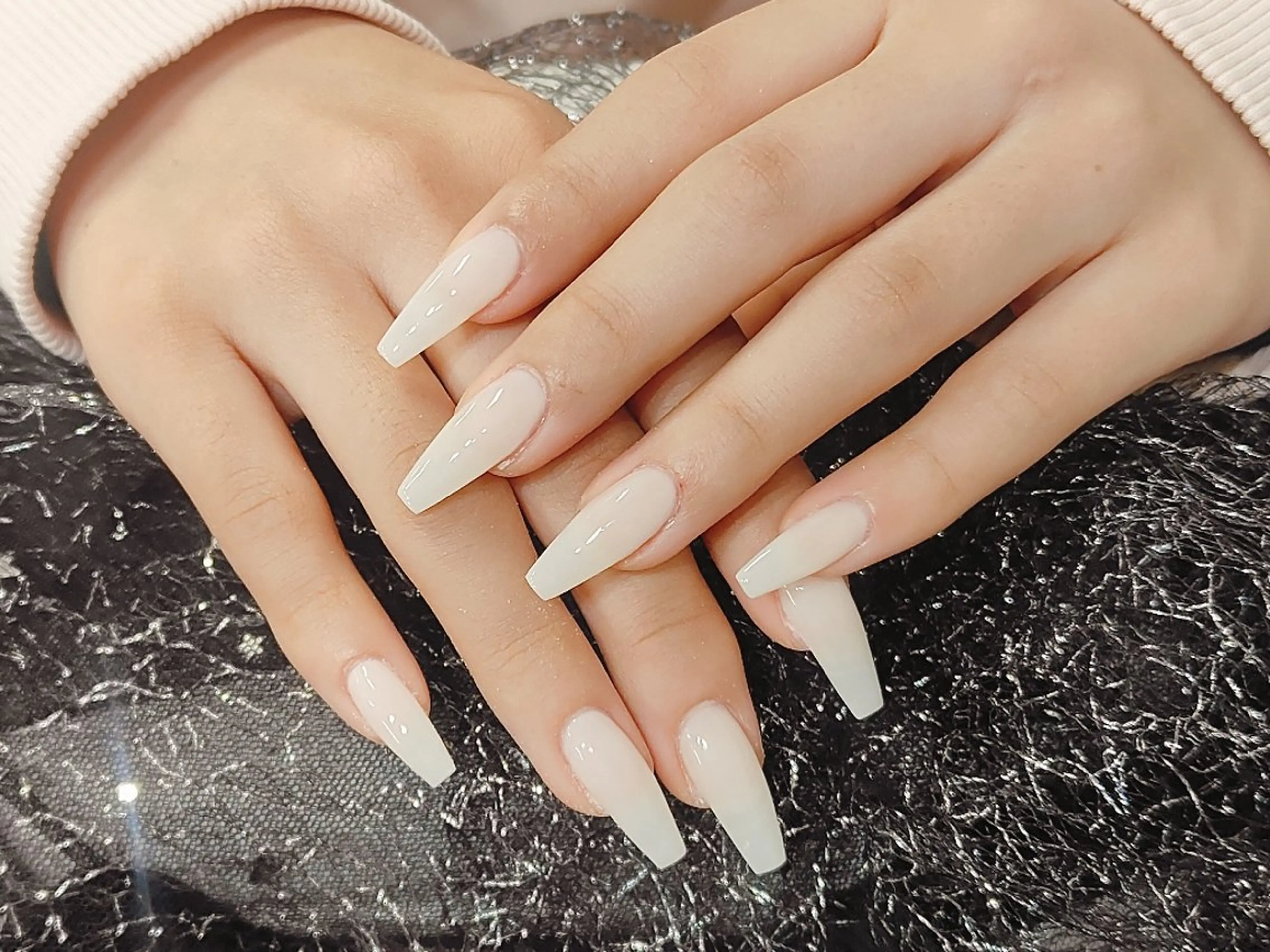 ネイル 成人式 フラッシュネイル フレンチネイル ジェルネイル グラデーション Lya Nail_ Umikoのネイルデザイン