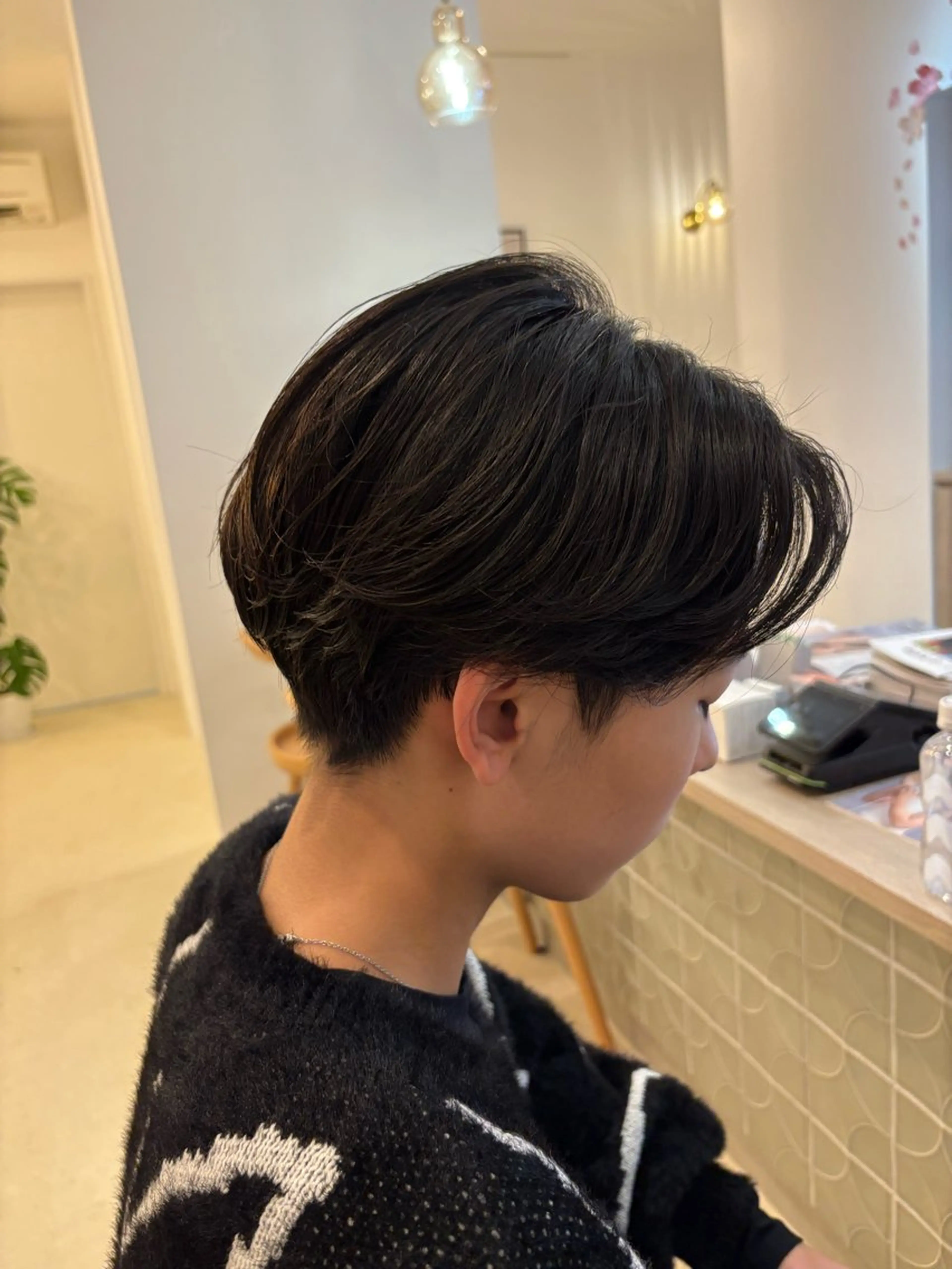 パーマ メンズ パーマ ルプラボウ すぎやまみほのヘアスタイル