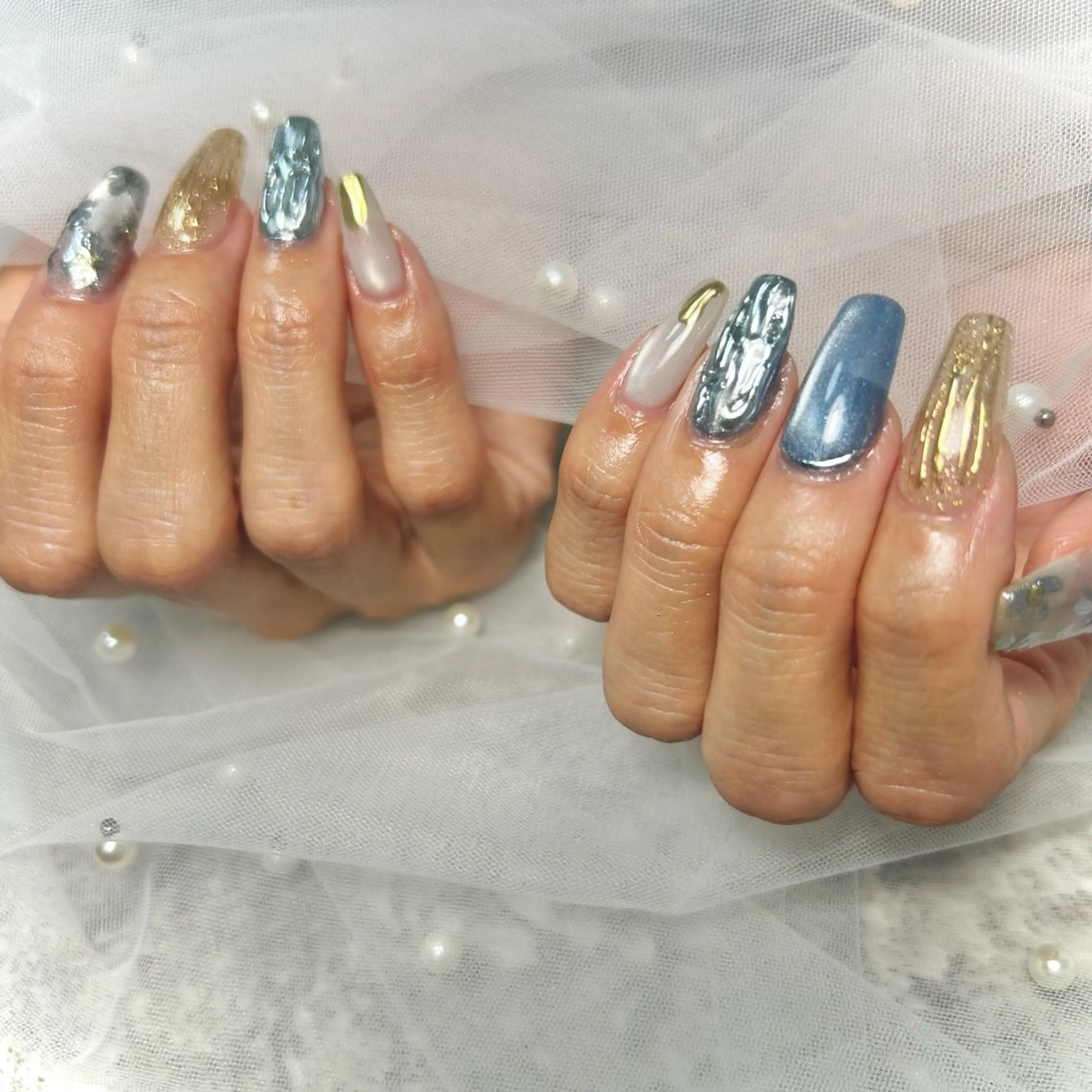 ネイル マグネットネイル ハンドネイル cee. ckikakoのネイルデザイン