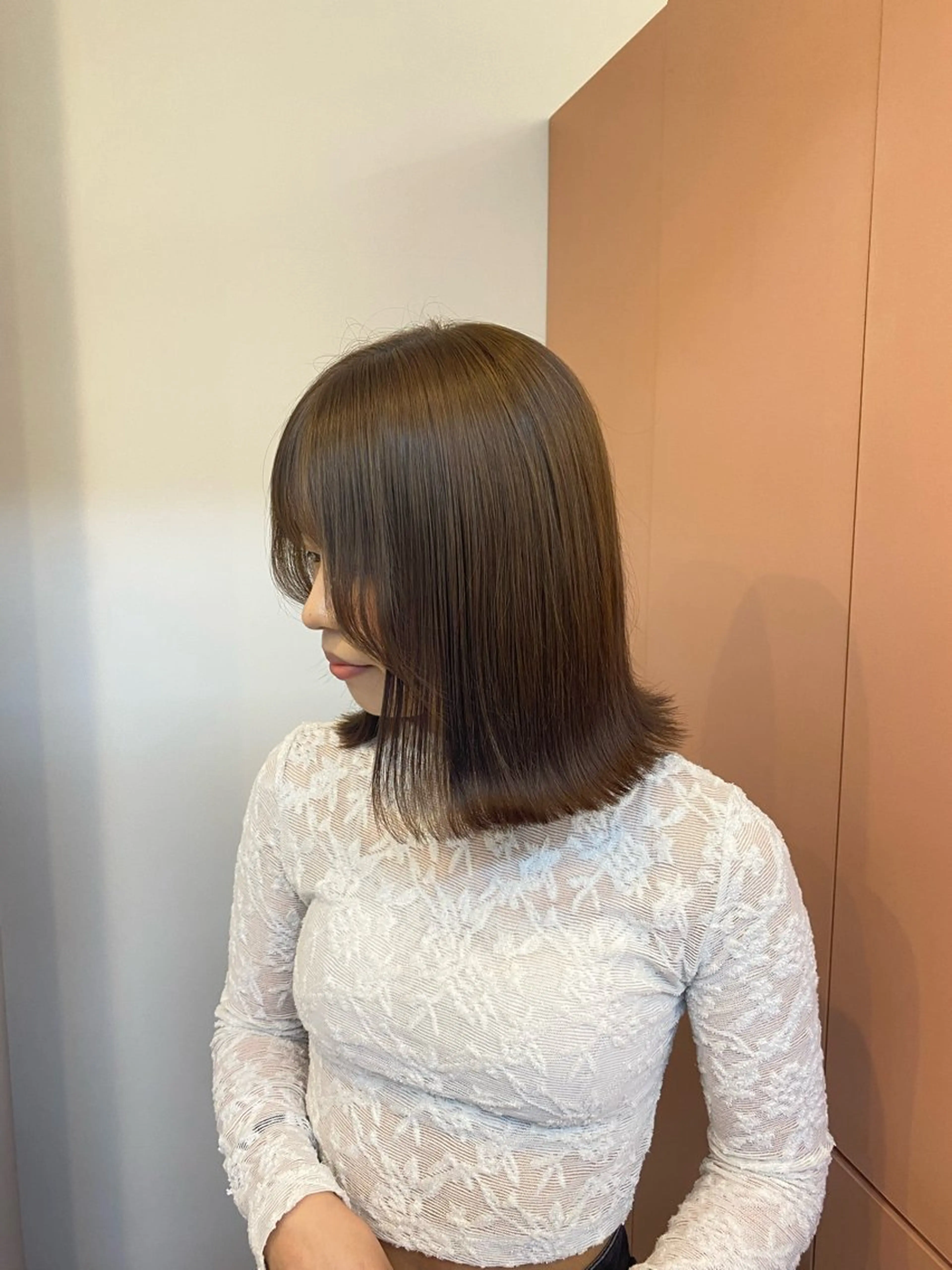 ミディアム mite hikariのヘアスタイル