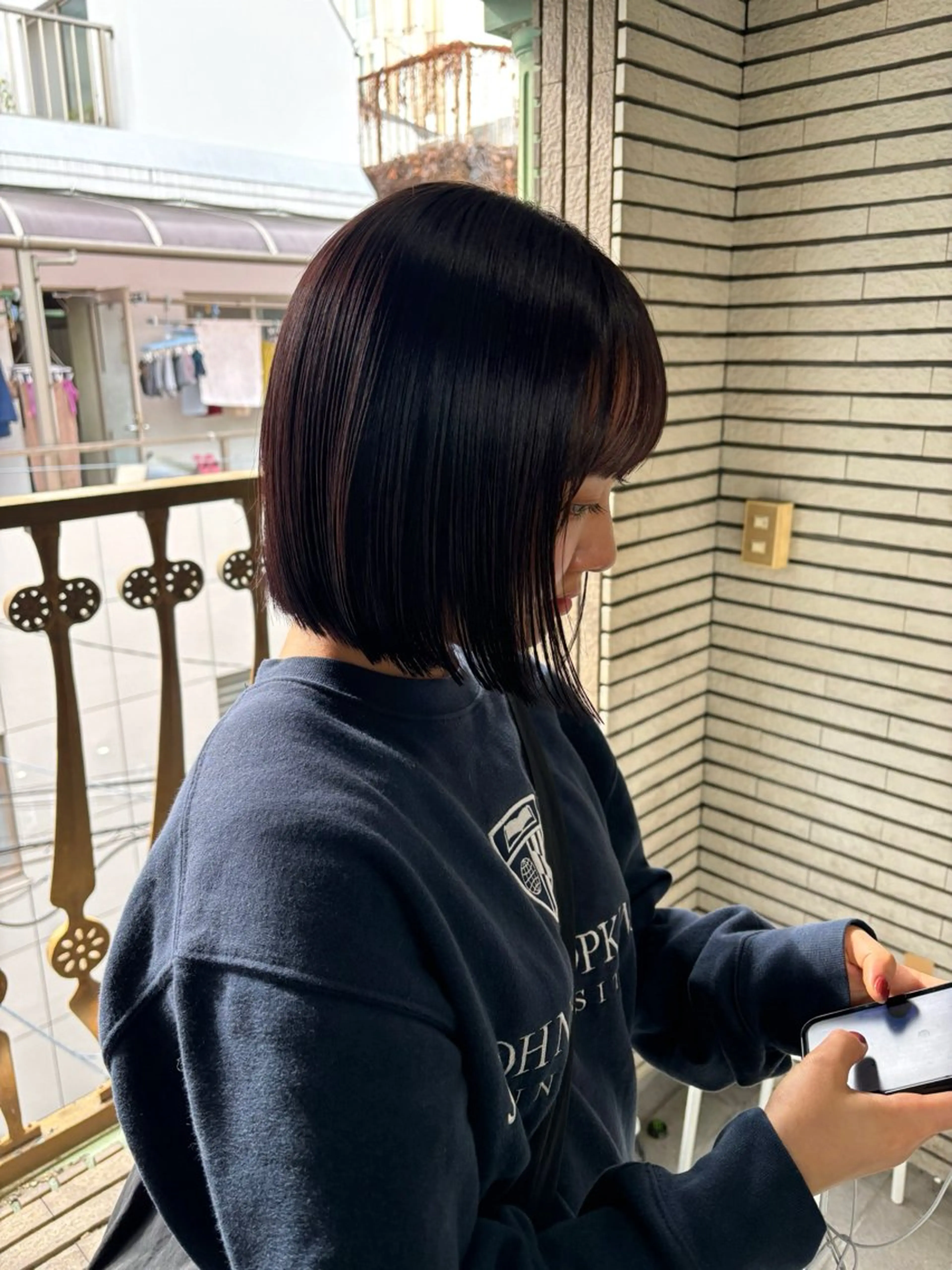 ショート カラー ラベンダーカラー カット ヘアカラー トリートメント レイヤーカット🎀 kanaのヘアスタイル