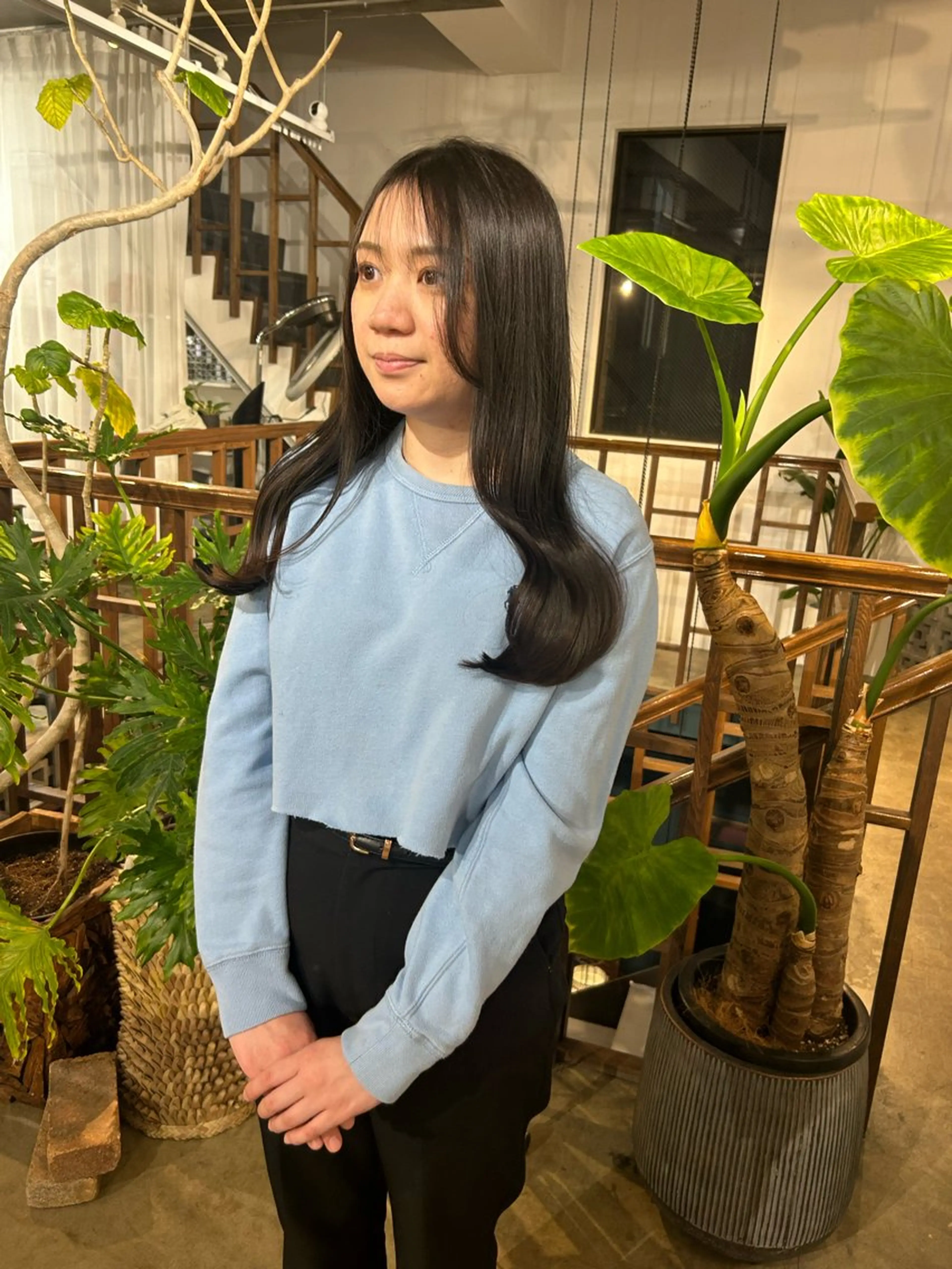 ロング レイヤーカット/髪質 改善✨/藤田侑花のヘアスタイル