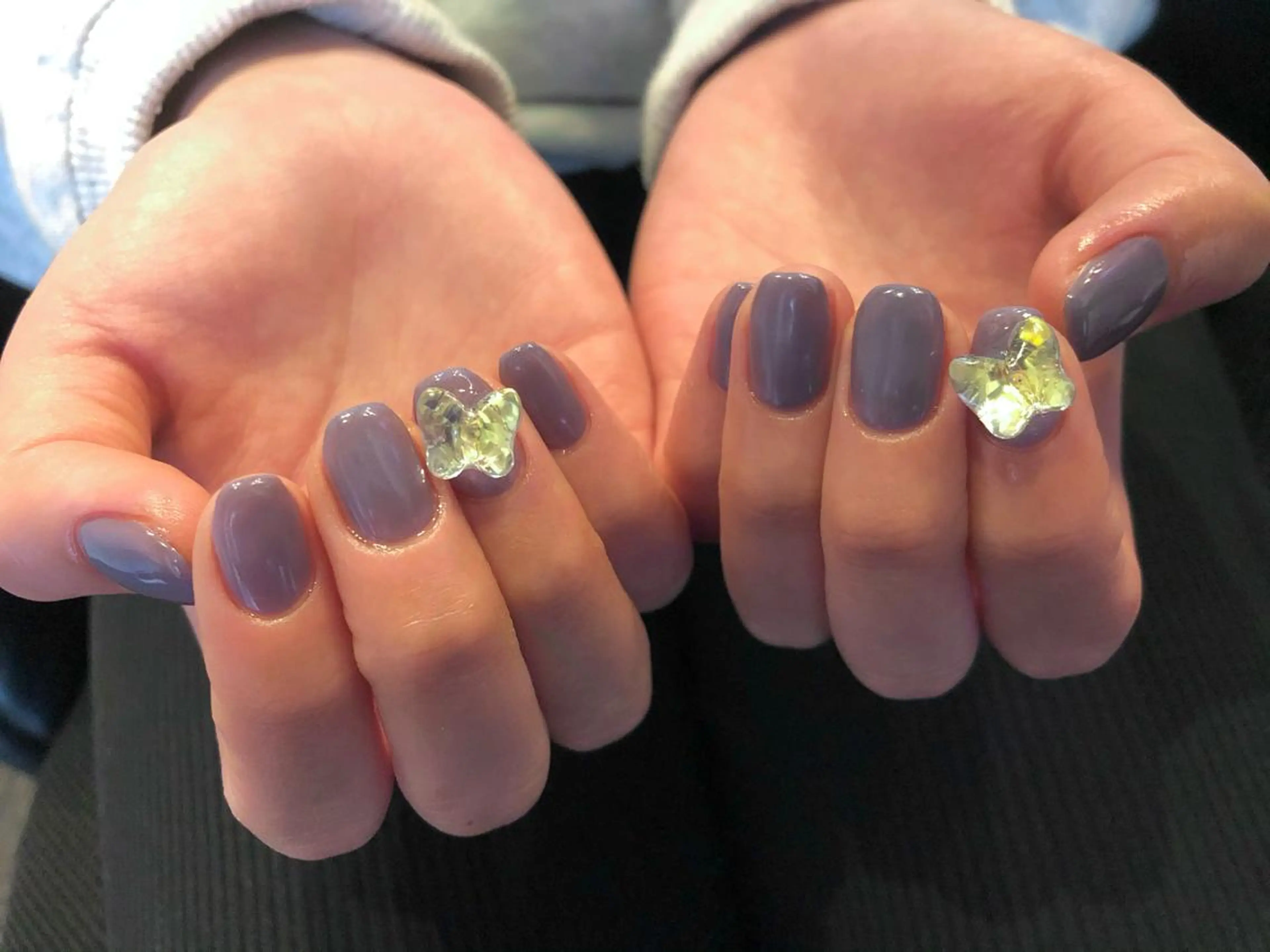 ネイル パラあり！フィルイン 美フォルムのネイルデザイン