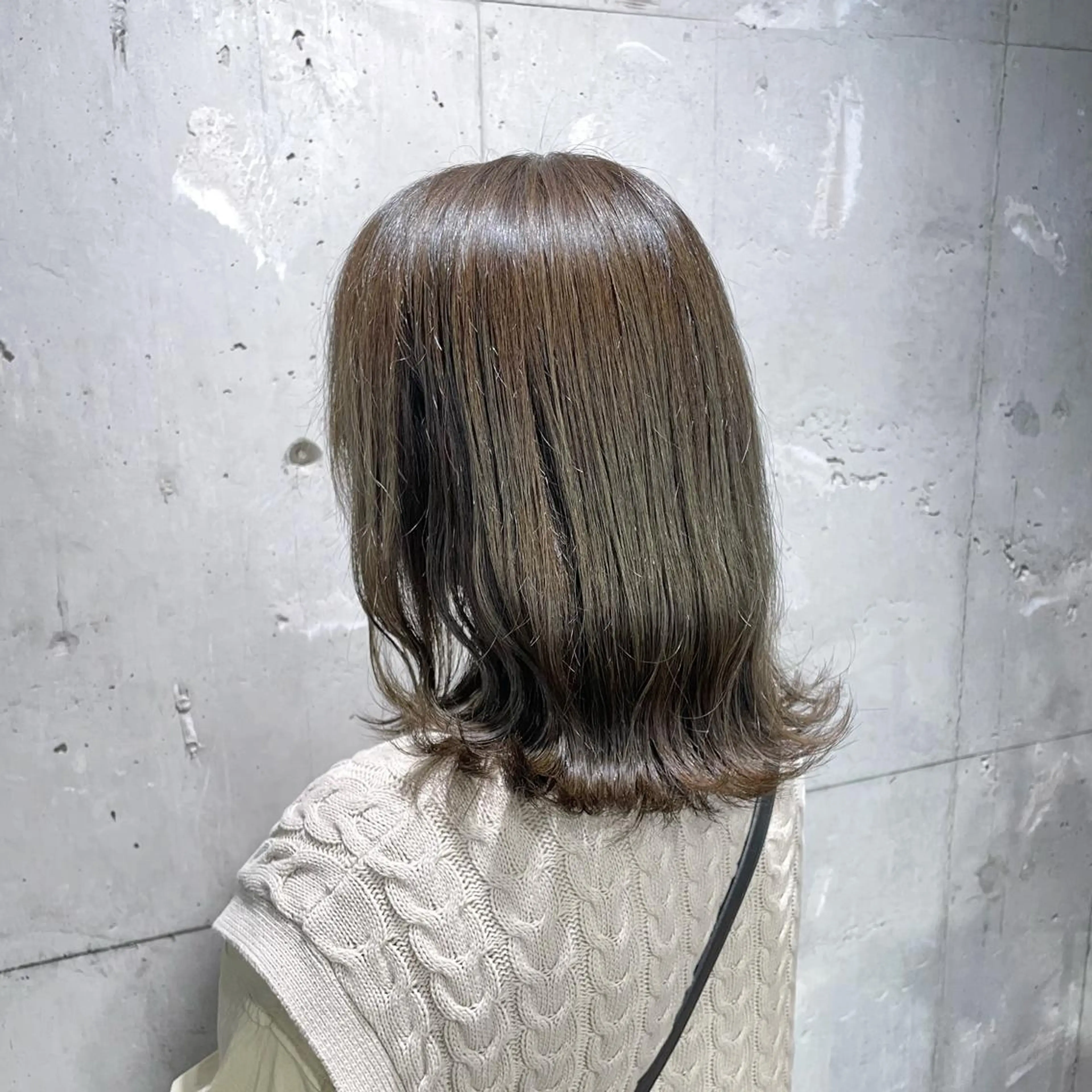 ミディアム カラー ヘアカラー トリートメント ヘアセット 赤み消しカラー 🍀JUNKIのヘアスタイル