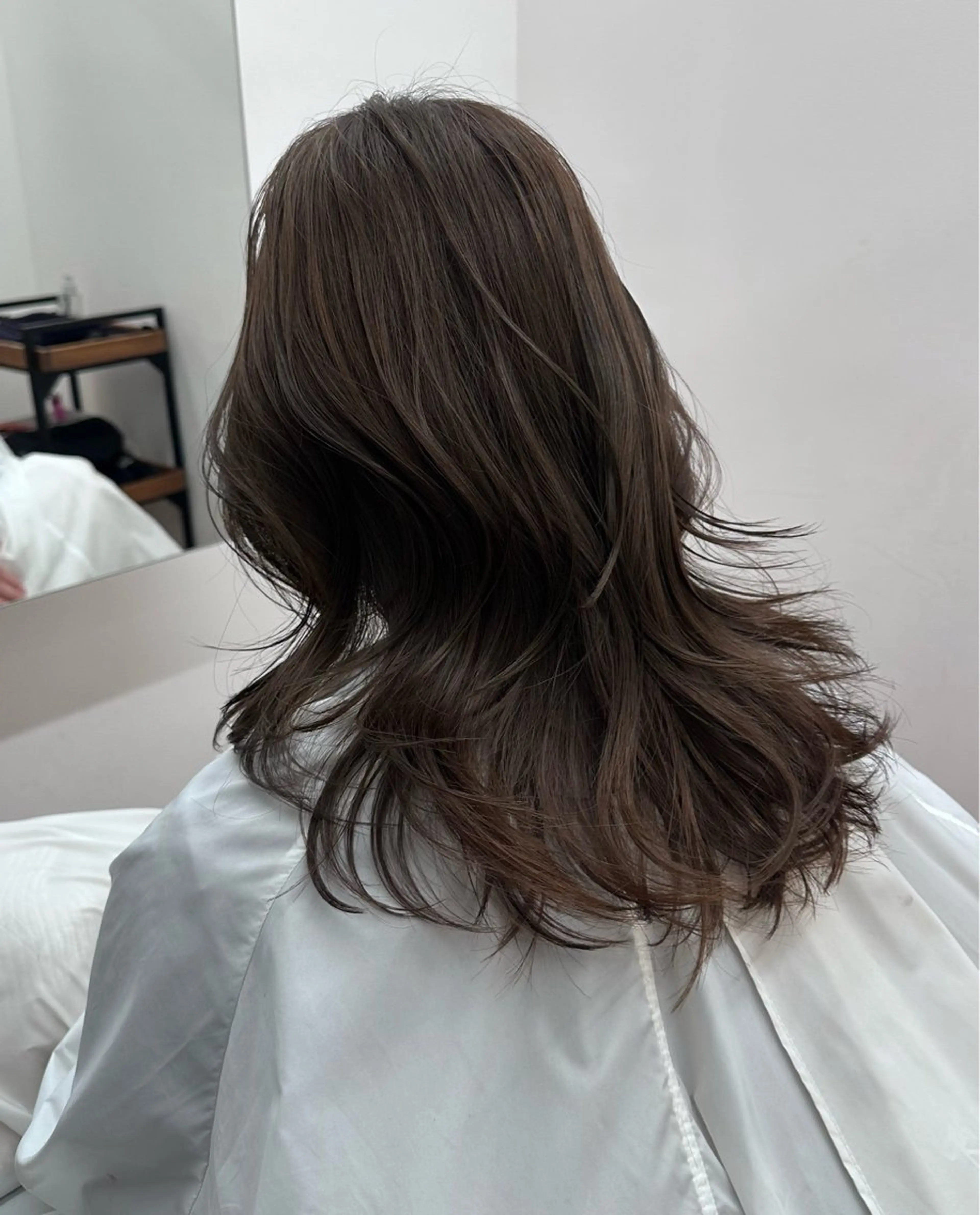 セミロング 韓国ヘア/ワンホン ちひろのヘアスタイル