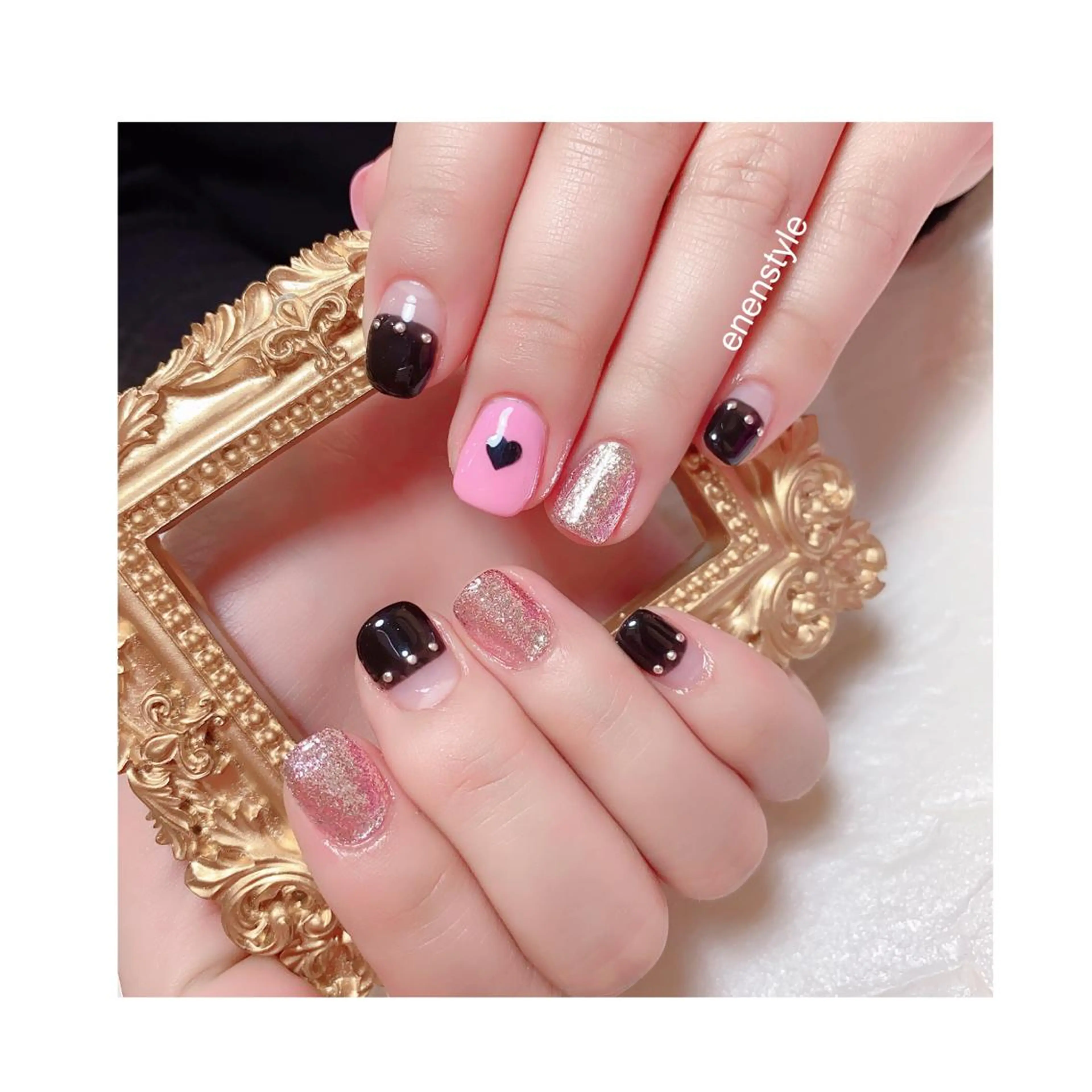 ショート ネイル ジェルネイル ニュアンスネイル オフィスネイル ワンカラーネイル パラジェル 👑enen style👑のネイルデザイン