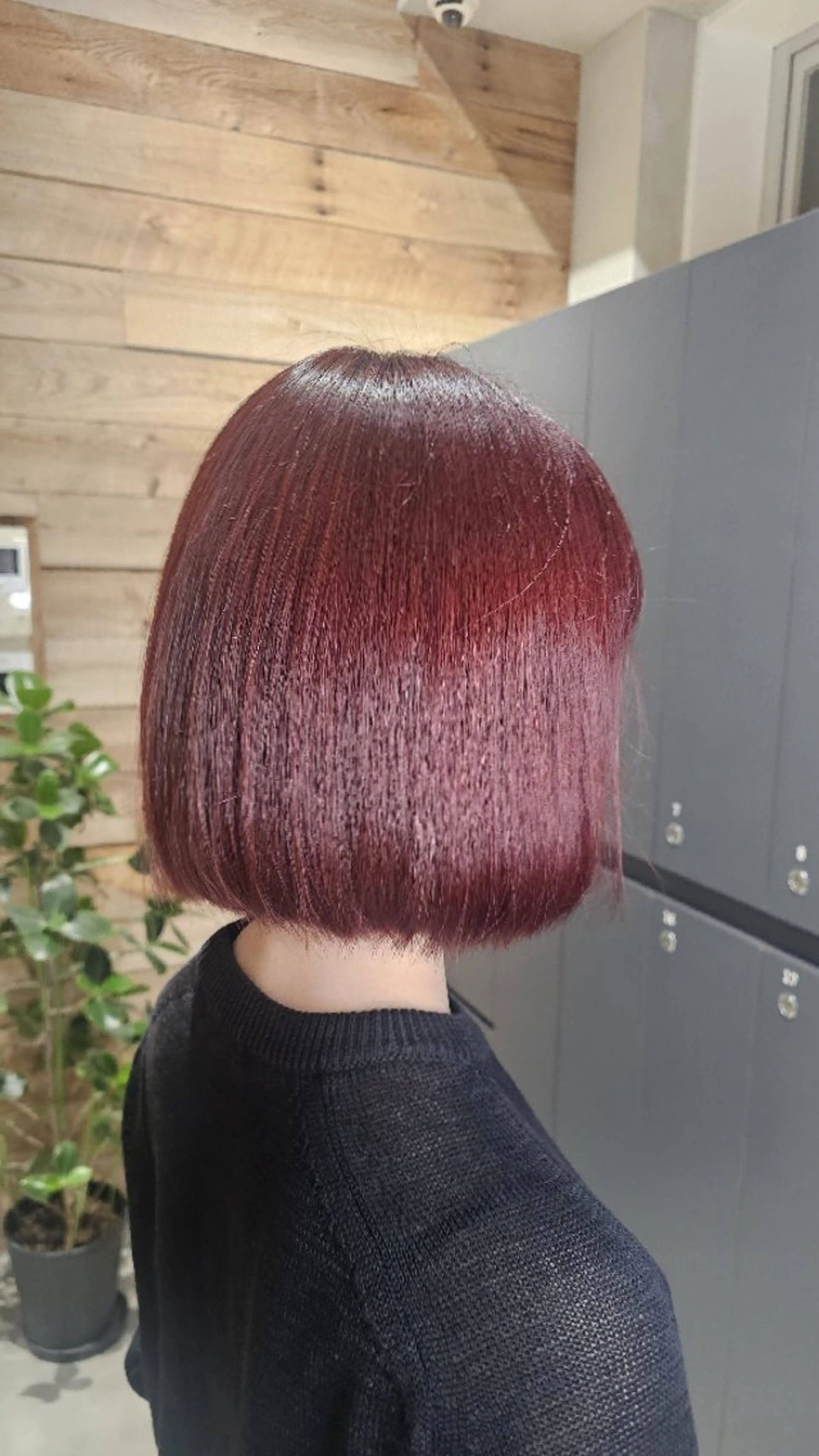 ショート カラー ボルドーカラー ブラウンカラー カシス ピンクカラー レッドカラー ヘアカラー ─BAYSHORE ・HIROSE─のヘアスタイル