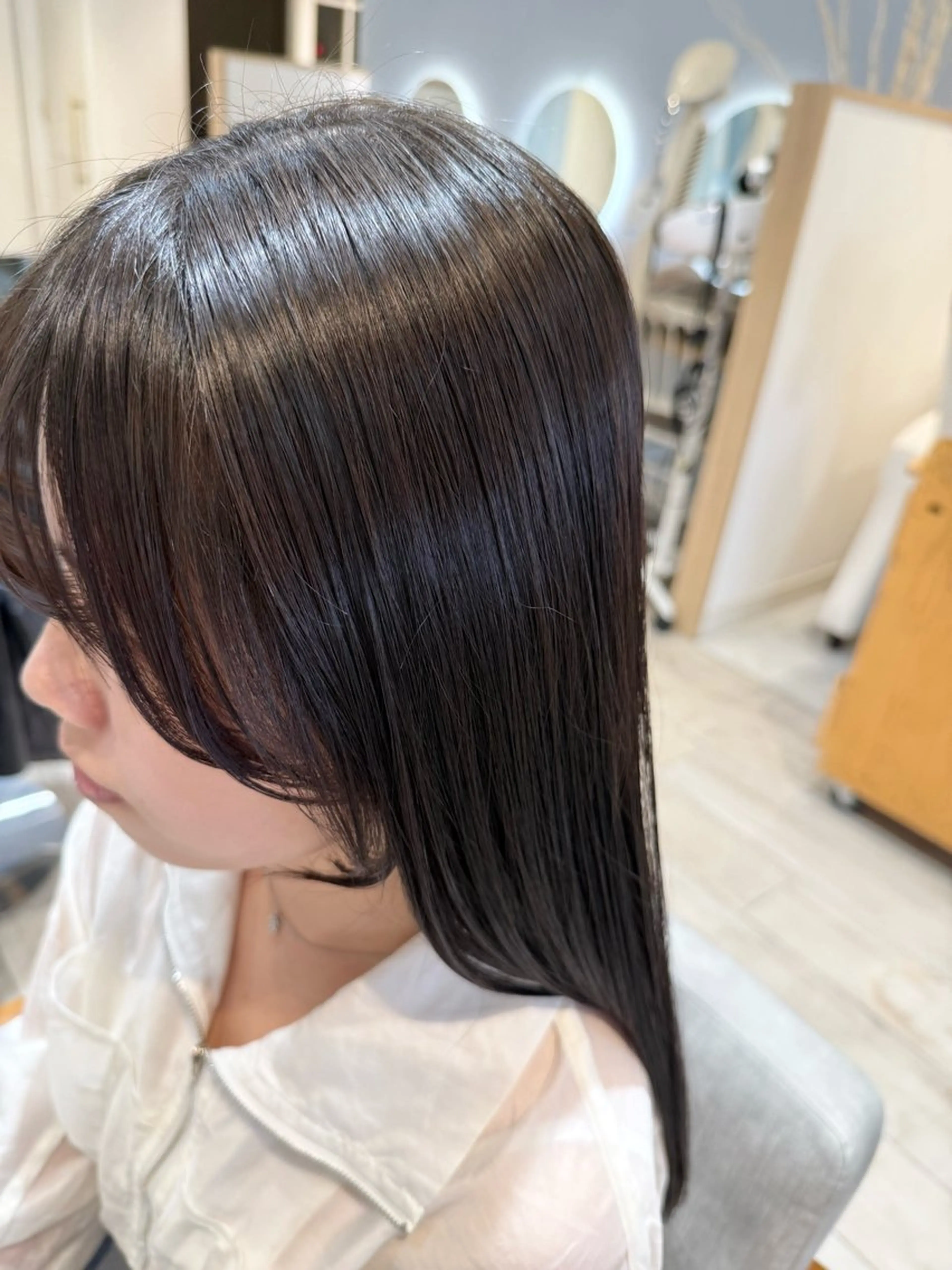 ロング パーマモデル 募集中🦢渡邉のヘアスタイル