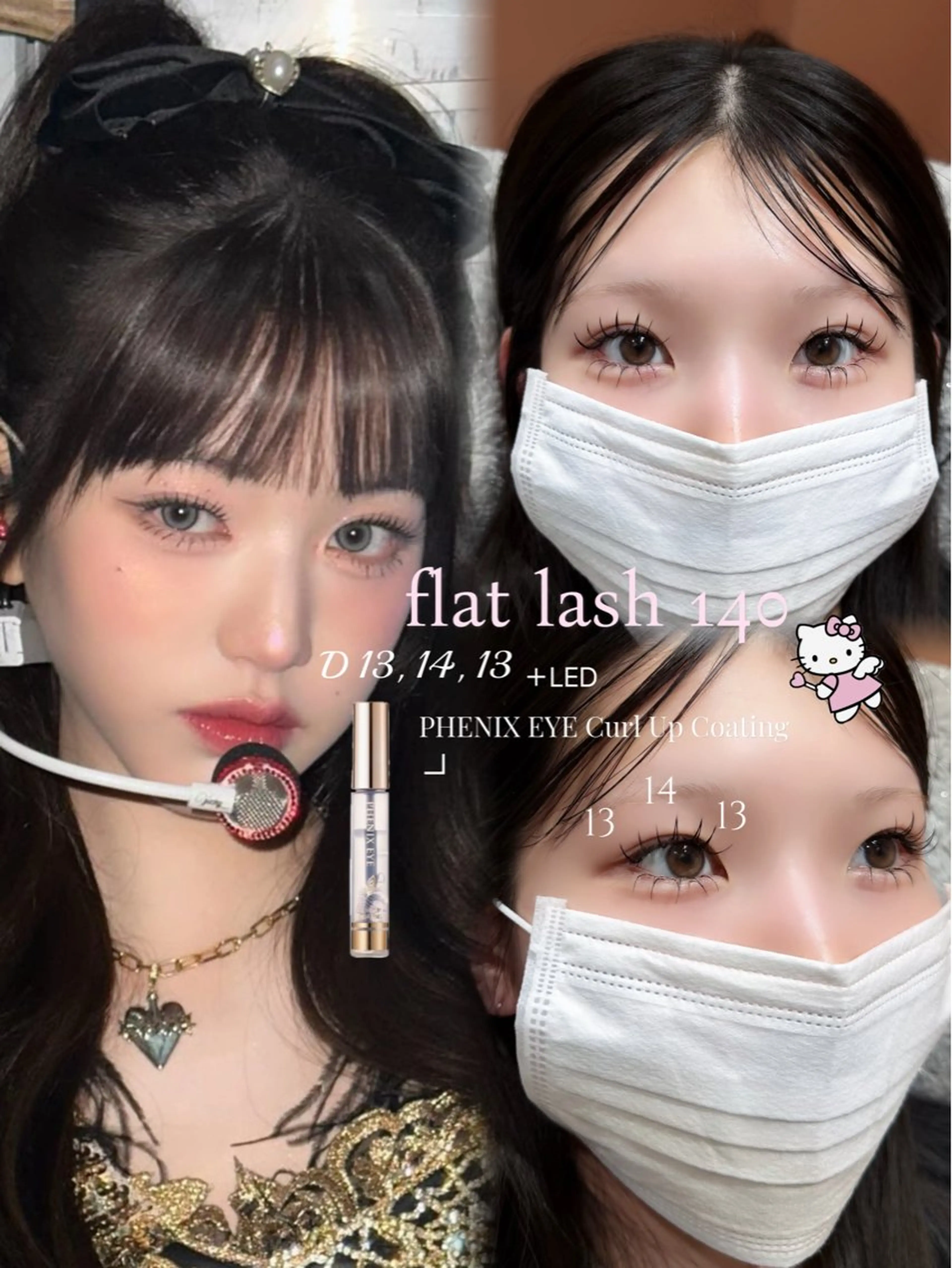 マツエク・マツパ 似合わせパーマ⟡束感 まつ毛⟡mia 🎀のマツエク・マツパデザイン