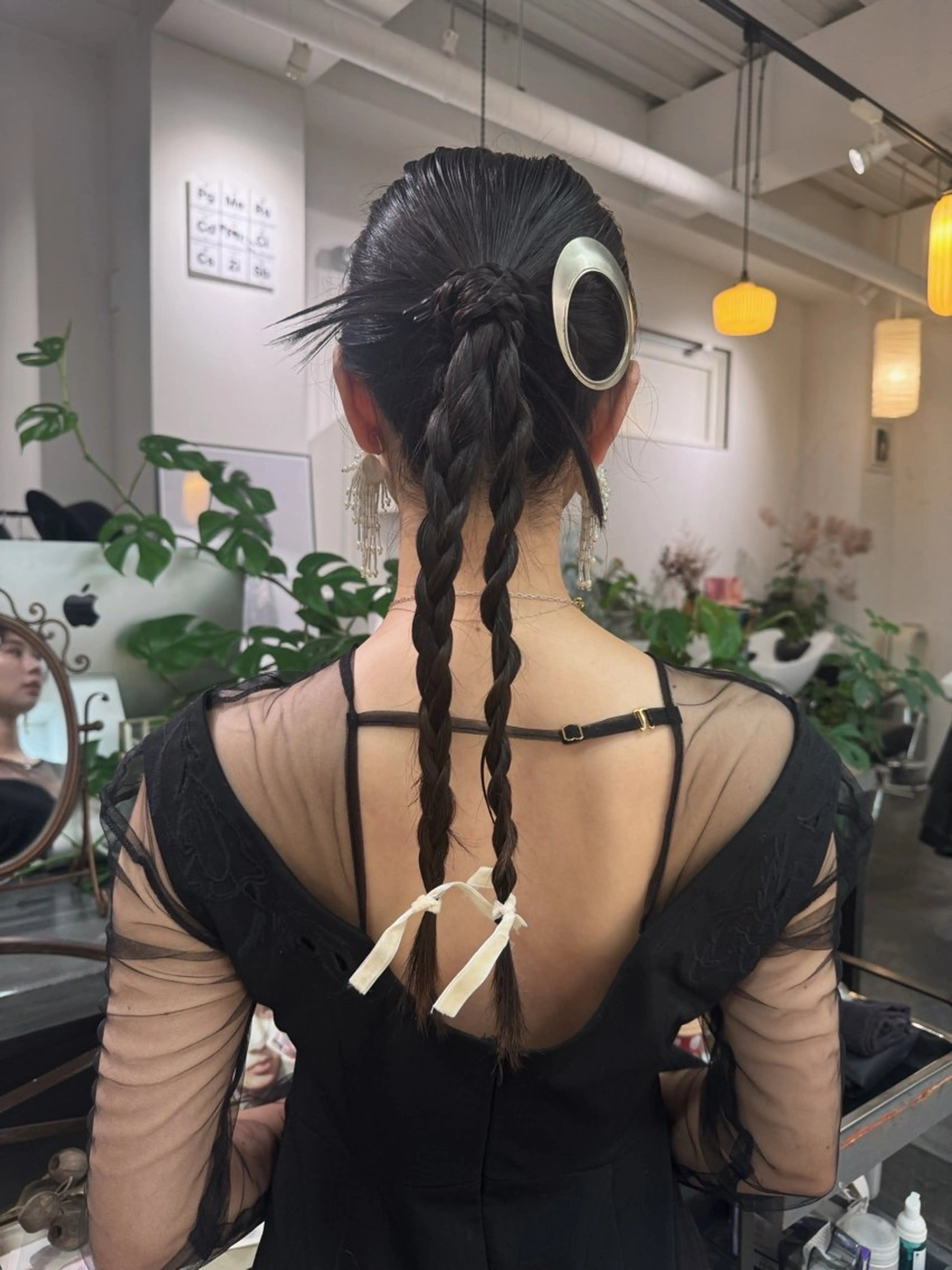 ヘアアレンジ 三つ編み ooit 【オーイット】のヘアスタイル