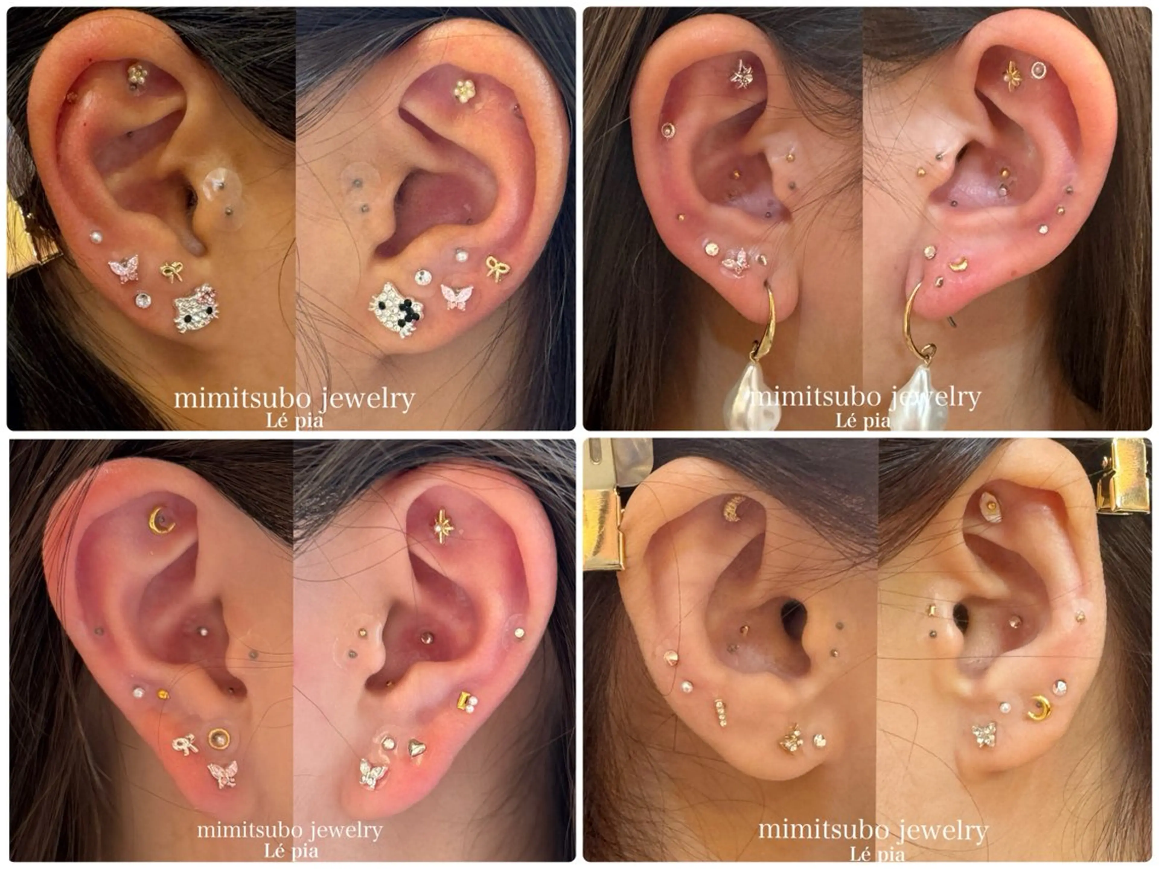 耳ツボジュエリー💎👂［つけ放題コース］イベント・卒業式にも◎※スナップフォト内にある注意事項の必読をお願い致します。の写真