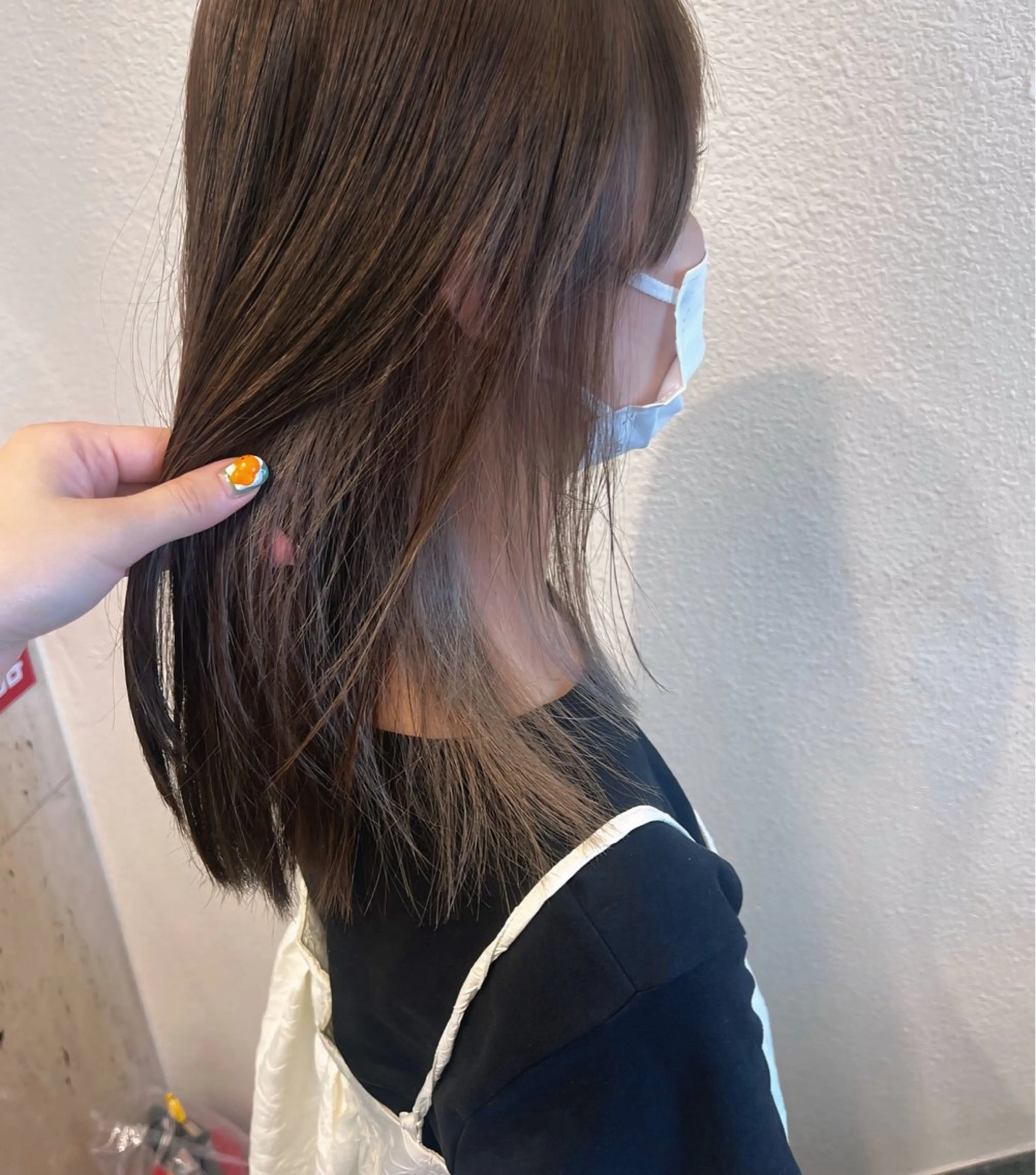 ミディアム カラー インナーカラー カット ヘアカラー 🌼こやま かおり🌼のヘアスタイル