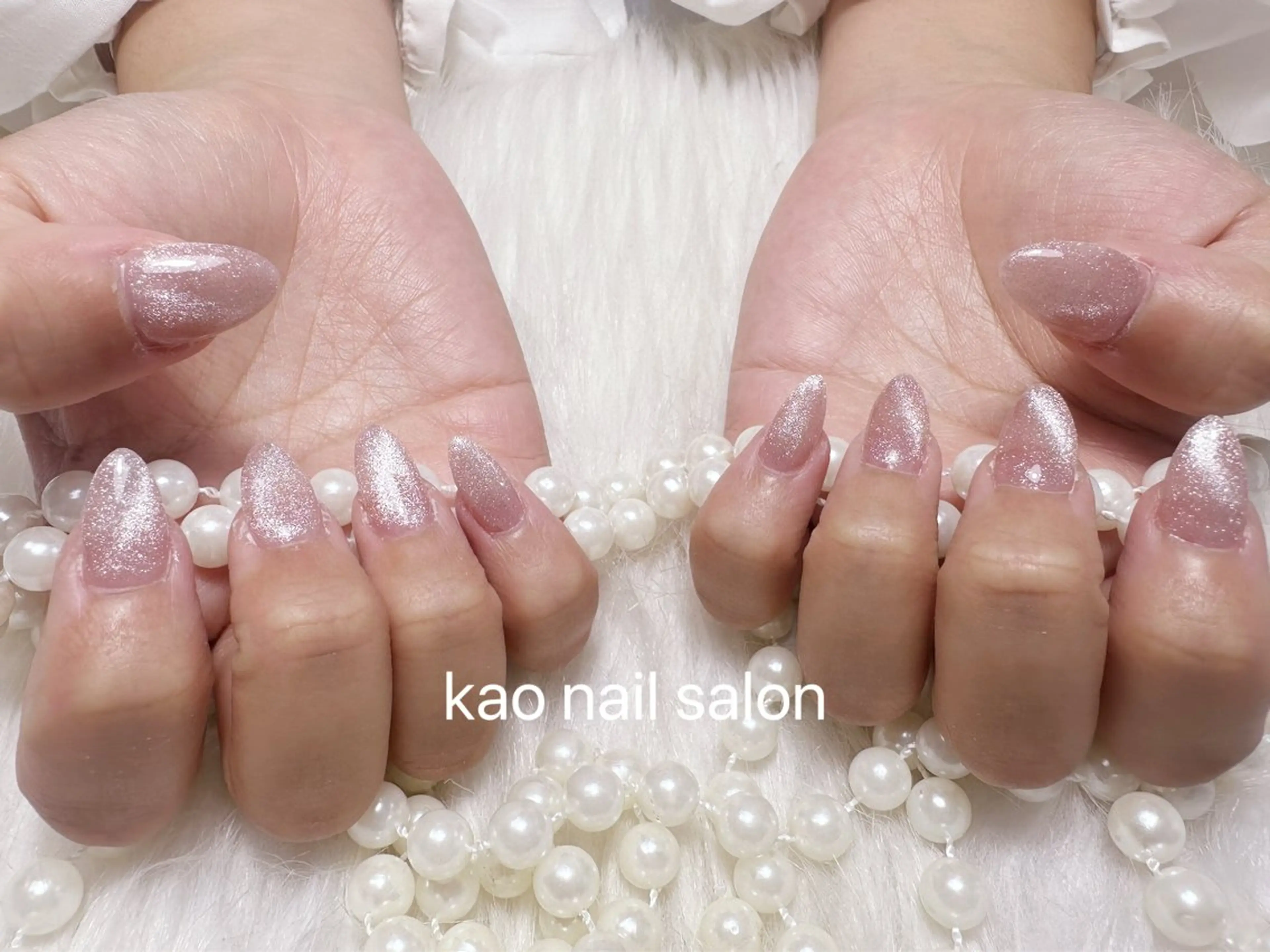ネイル ハンドネイル kao nail マグネット/長さだしのネイルデザイン