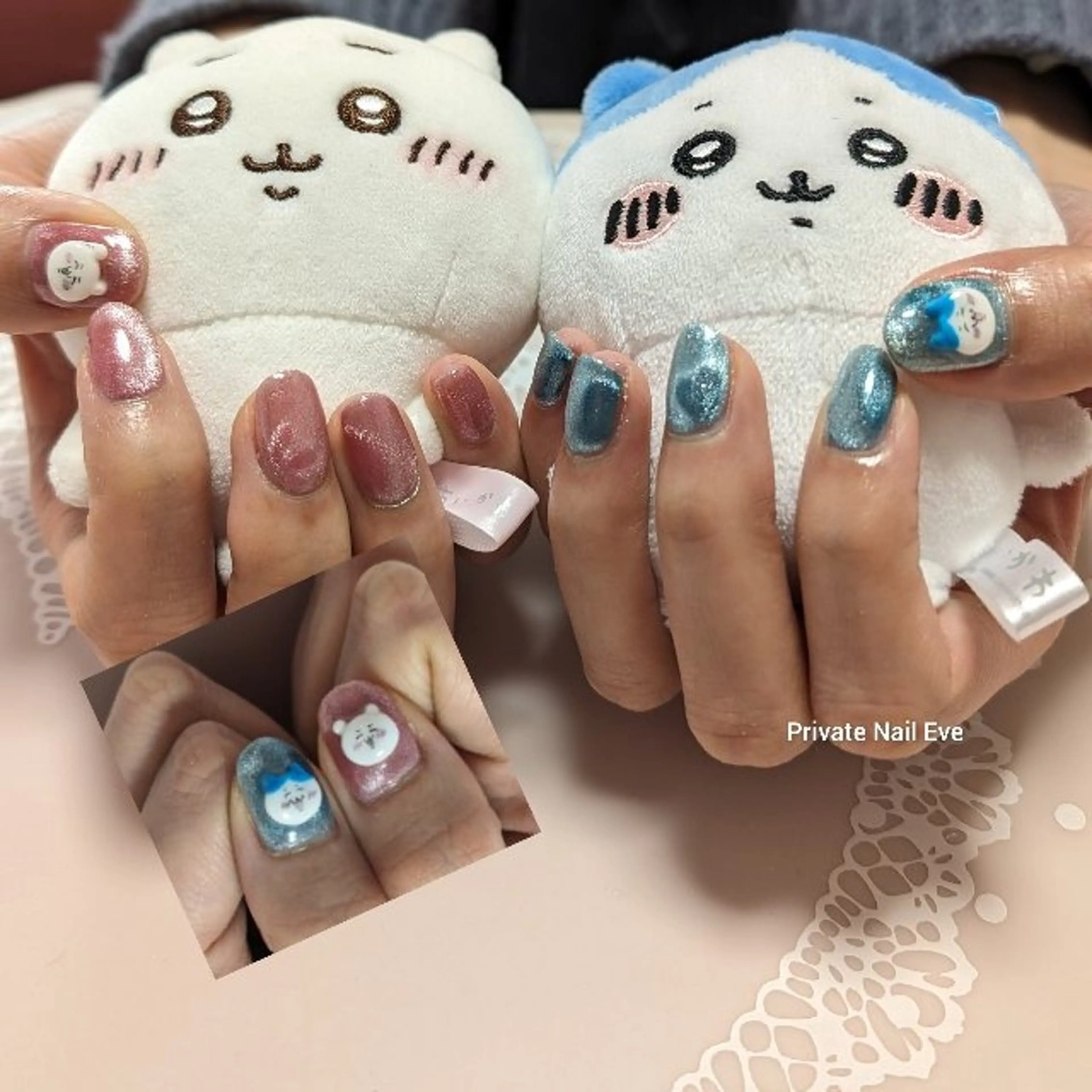 ネイル マグネットネイル ぷっくりネイル ハンドネイル ネイル junkoのネイルデザイン