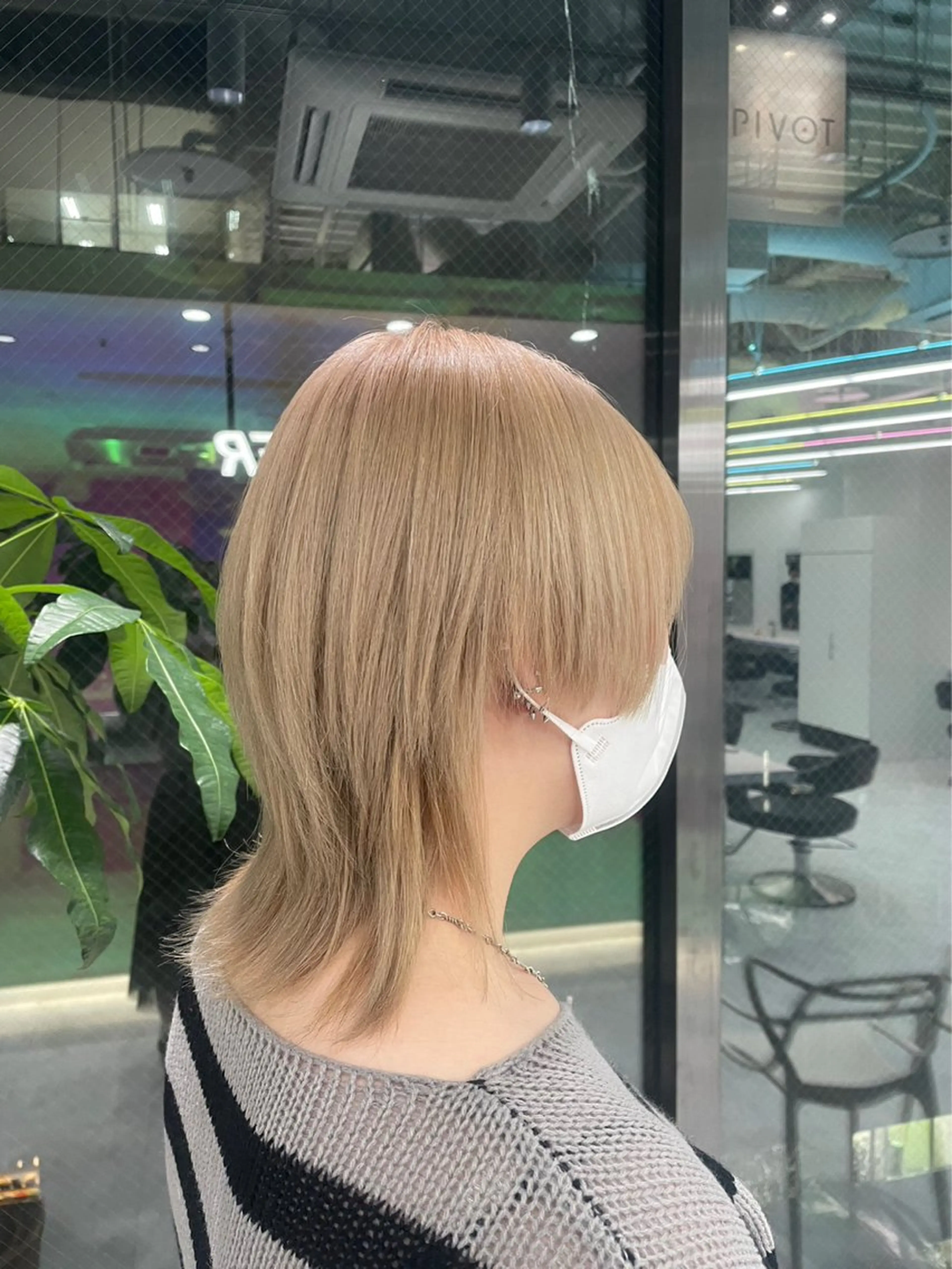 ショート カラー パーマ ヘアアレンジ メンズ 🤍透明感カラー🤍 似合わせ🤍AINEのヘアスタイル