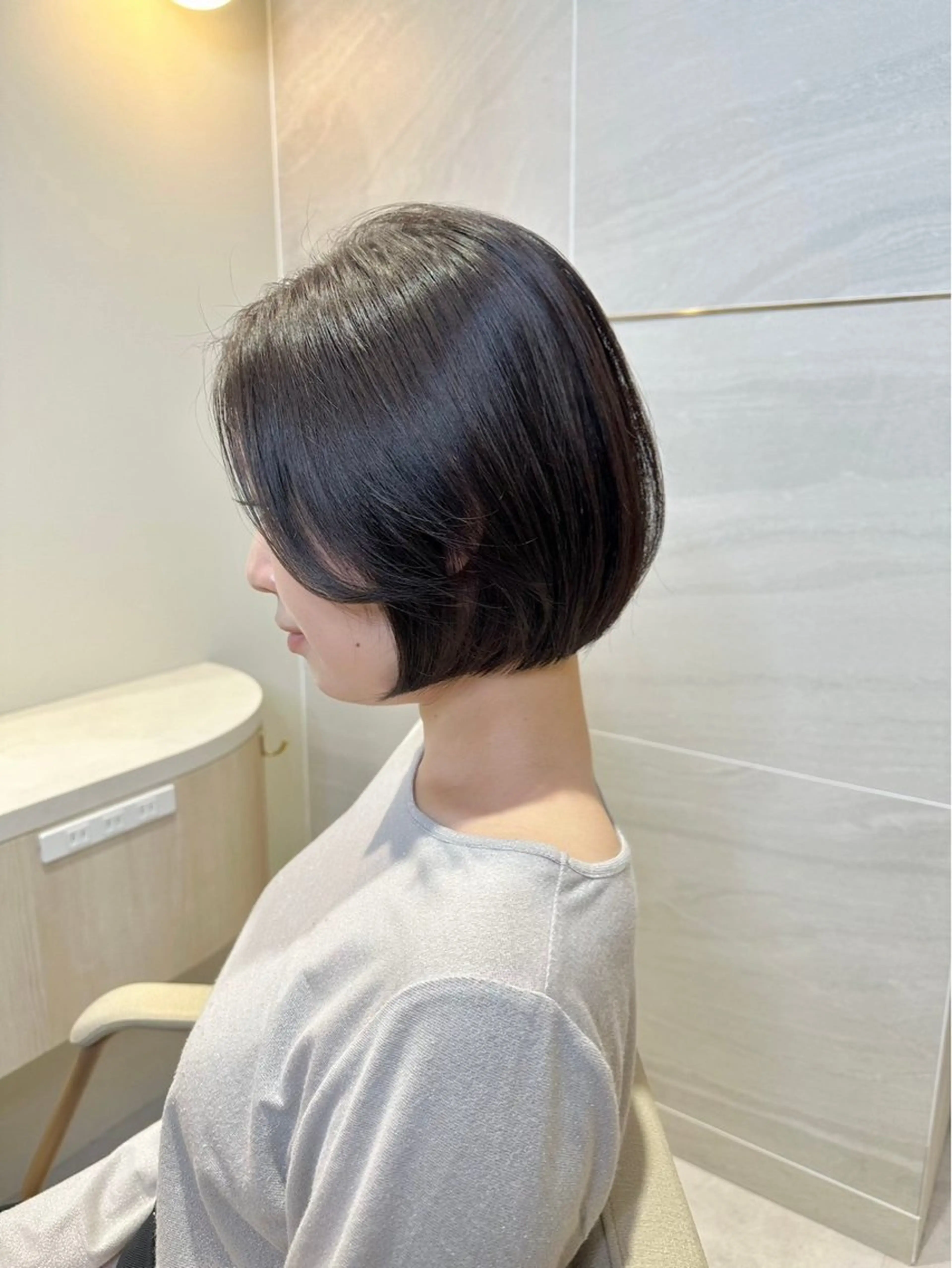 ショート ボブ カット無料｜レイヤー カット｜韓国モテへアのヘアスタイル