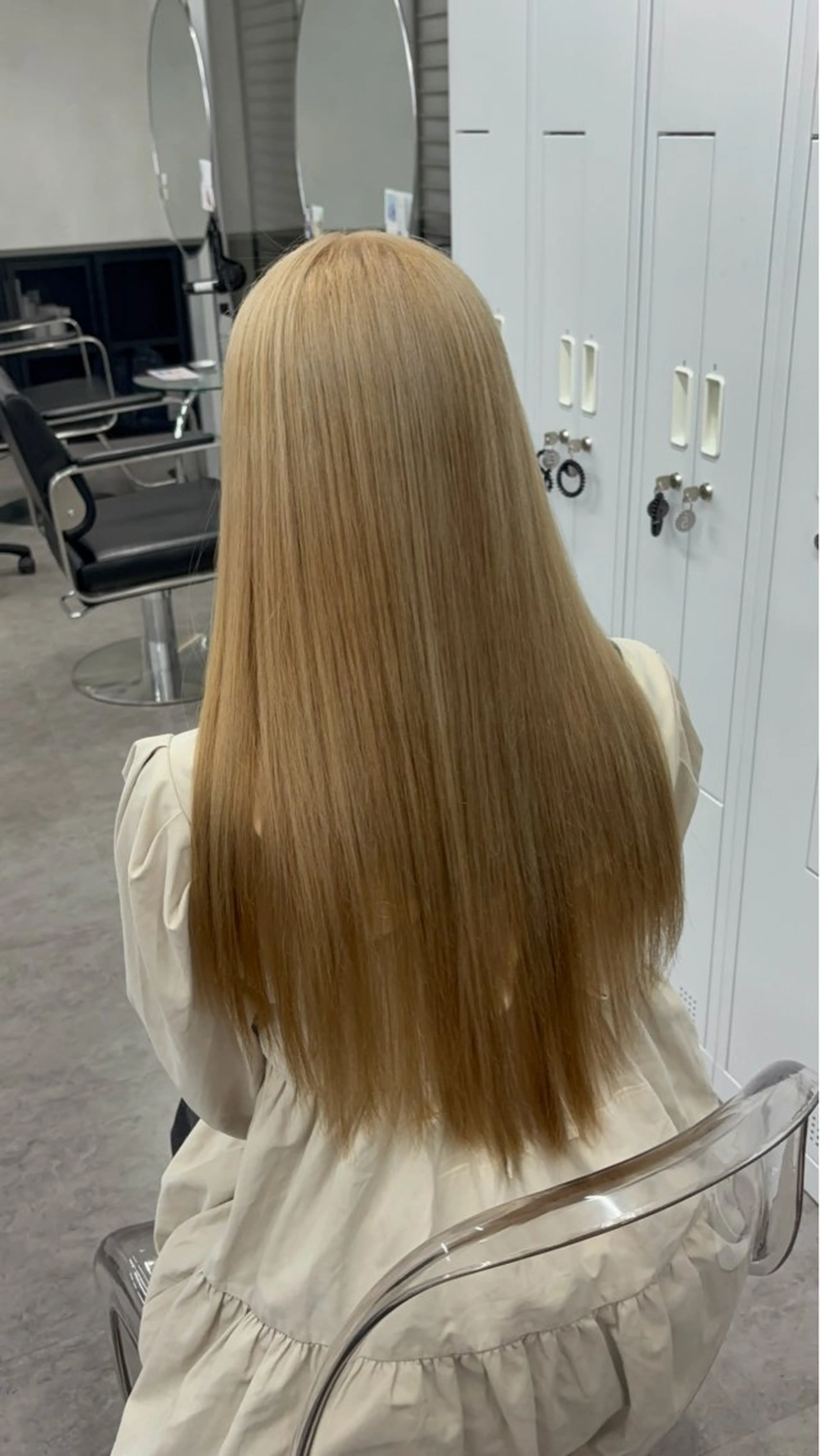 ロング 長谷川 日南のヘアスタイル