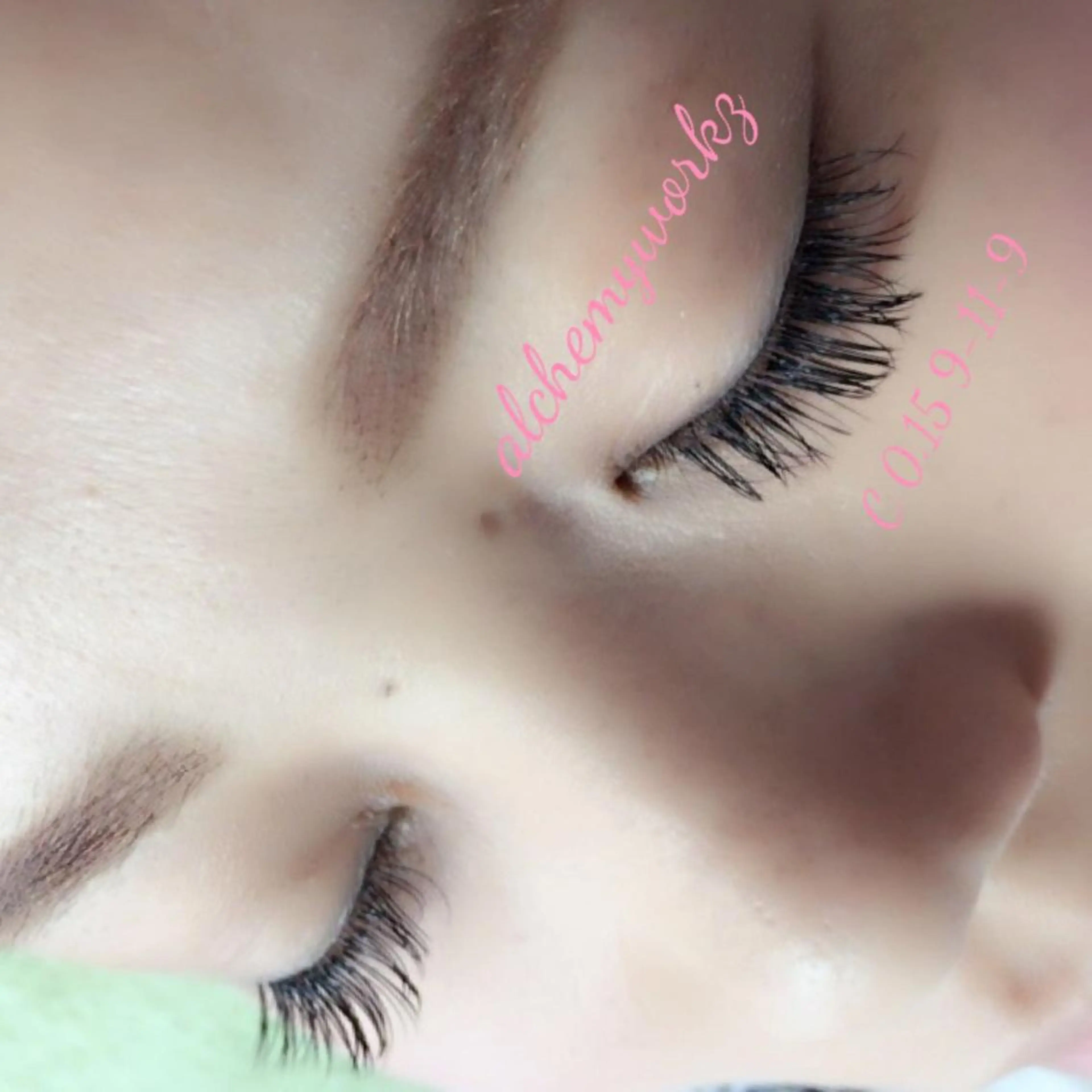 マツエク・マツパ Cカール alchemy workzのマツエク・マツパデザイン