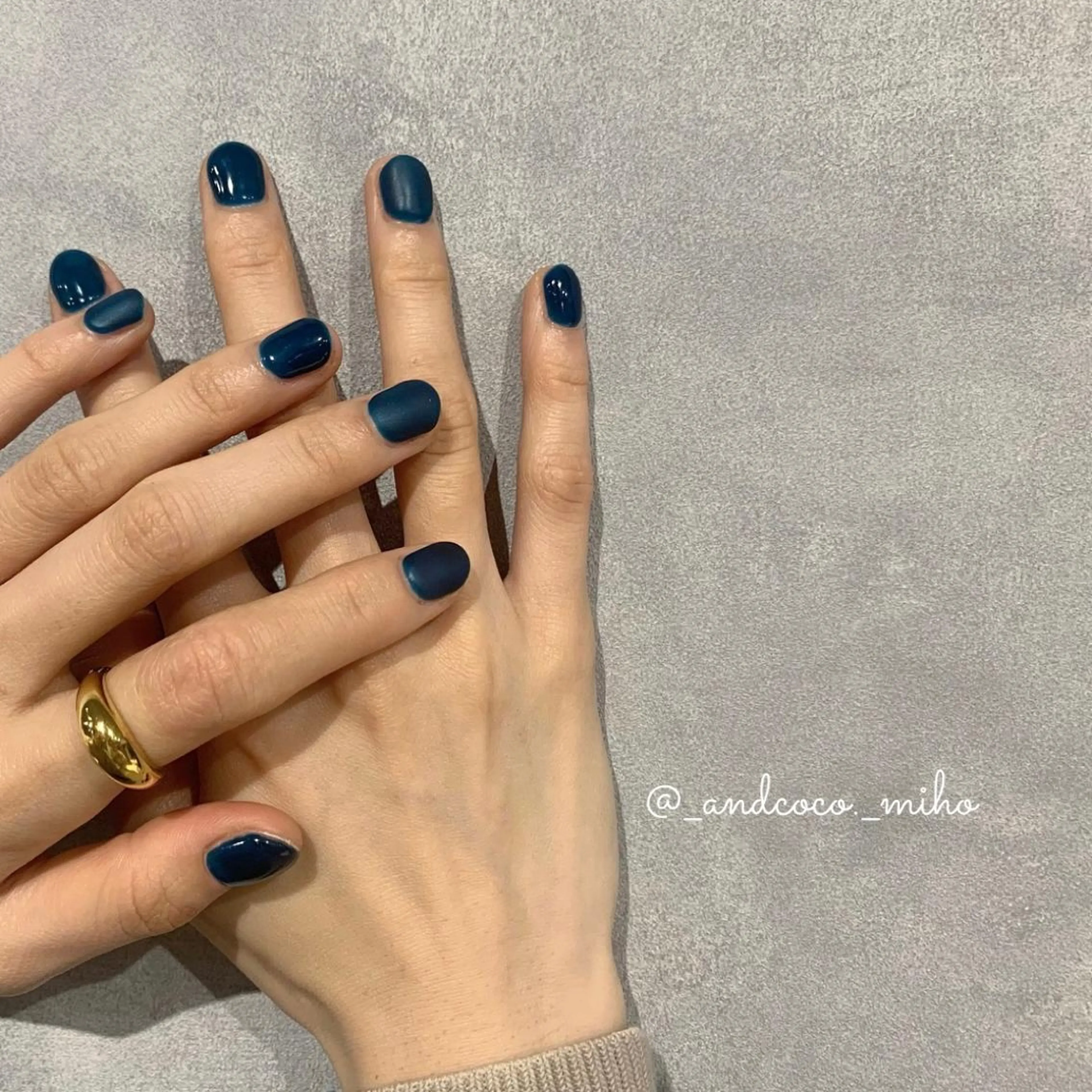 ネイル マットネイル ハンドネイル Nailist〻 mihoのネイルデザイン