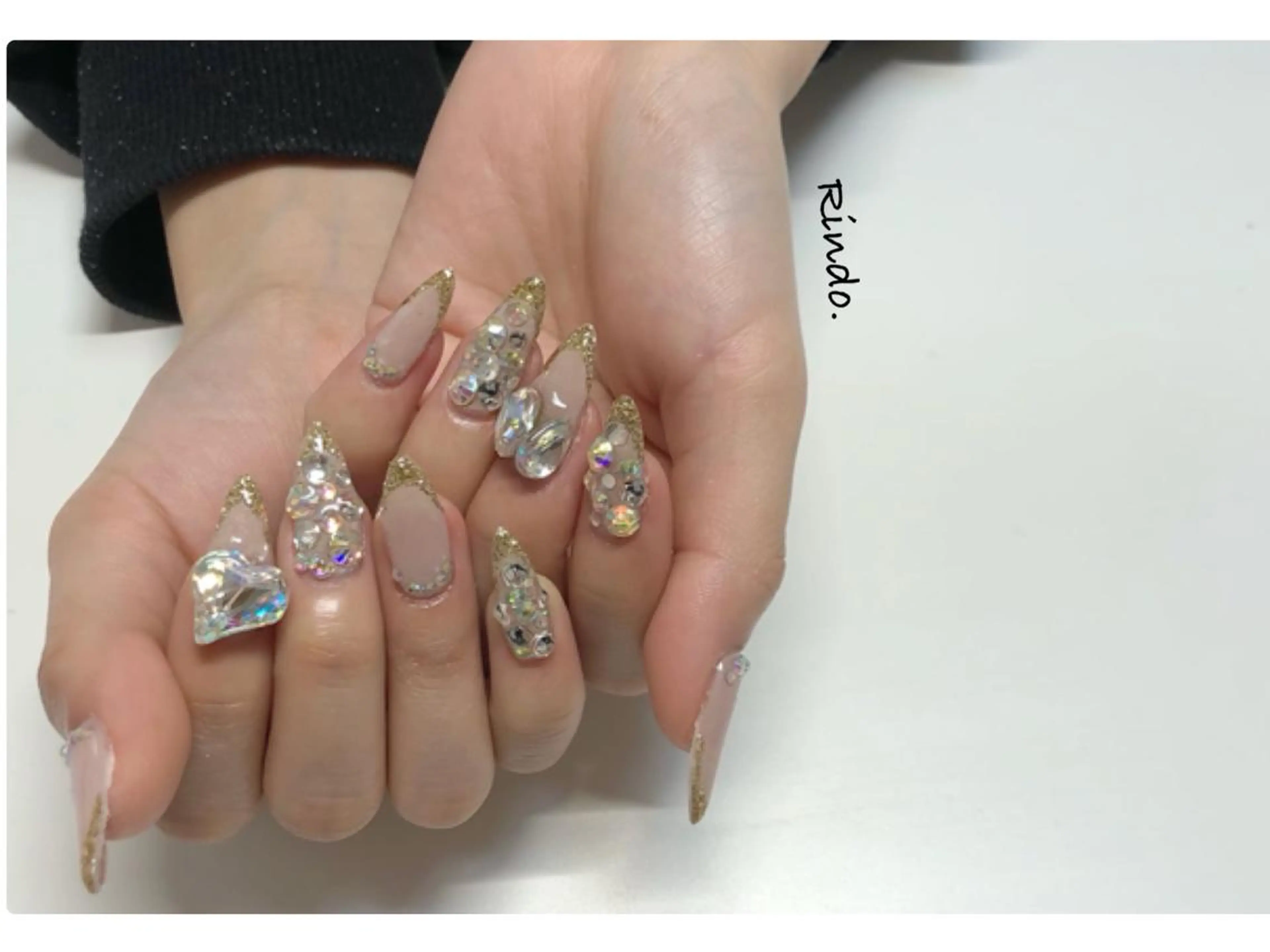 ネイル キラキラネイル ハンドネイル Rindo.ネイル ♡耳つぼジュエリーのその他イメージ