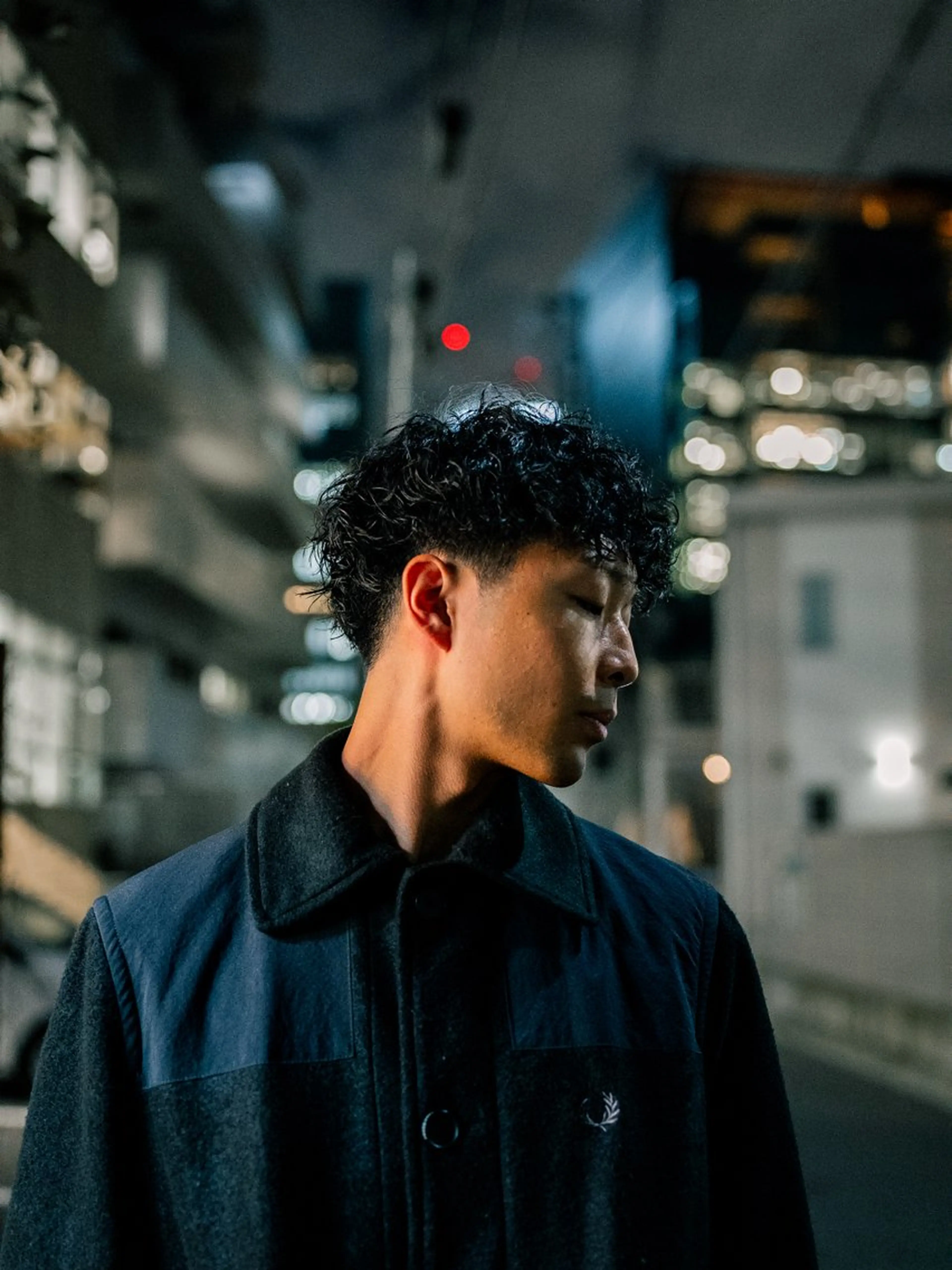 ショート カラー パーマ メンズ カット パーマ 🔗メンズサロン🔗 Kieのヘアスタイル