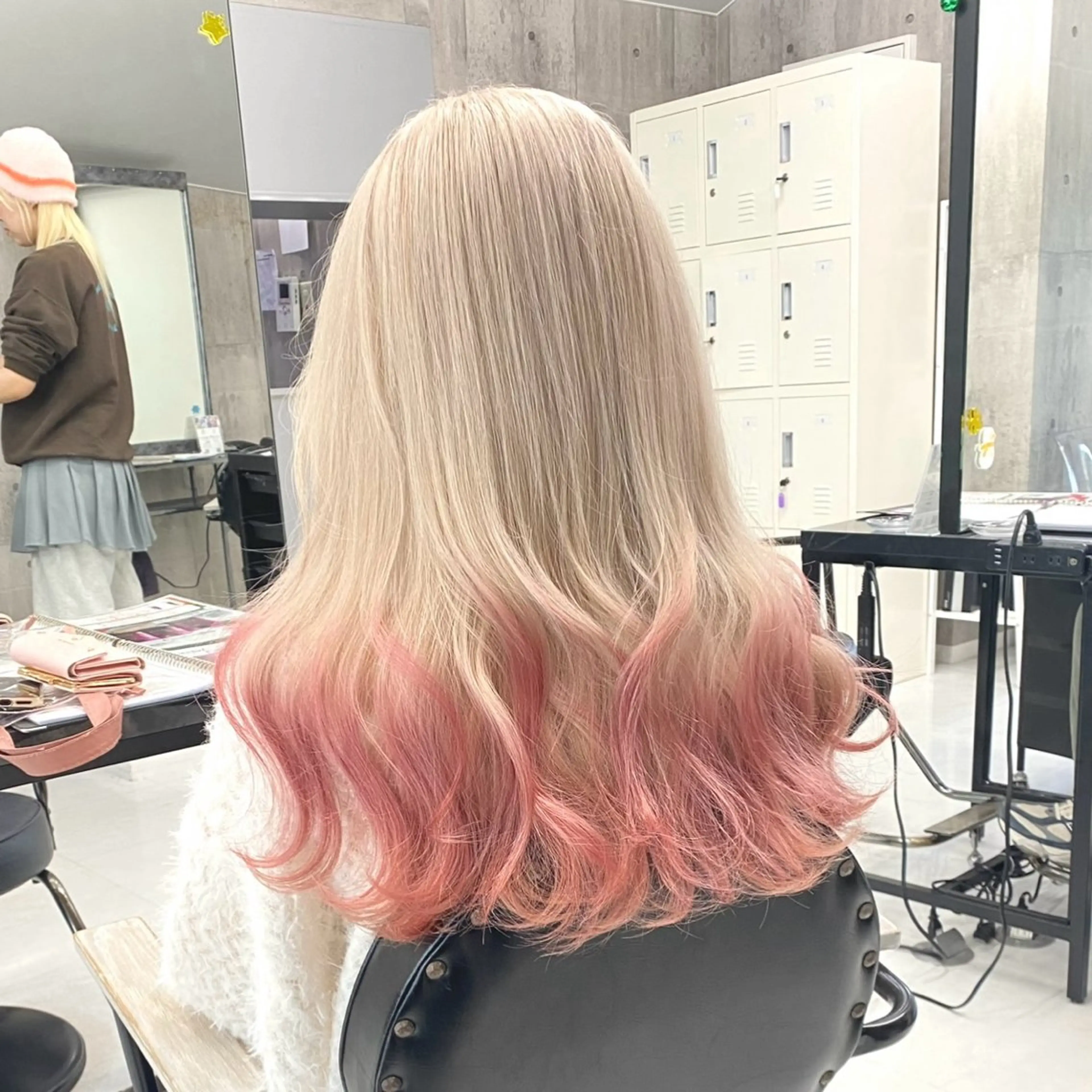 ロング ヘアカラー トリートメント 💞ハイトーン/ヘア アレンジ💞 くるみのヘアスタイル