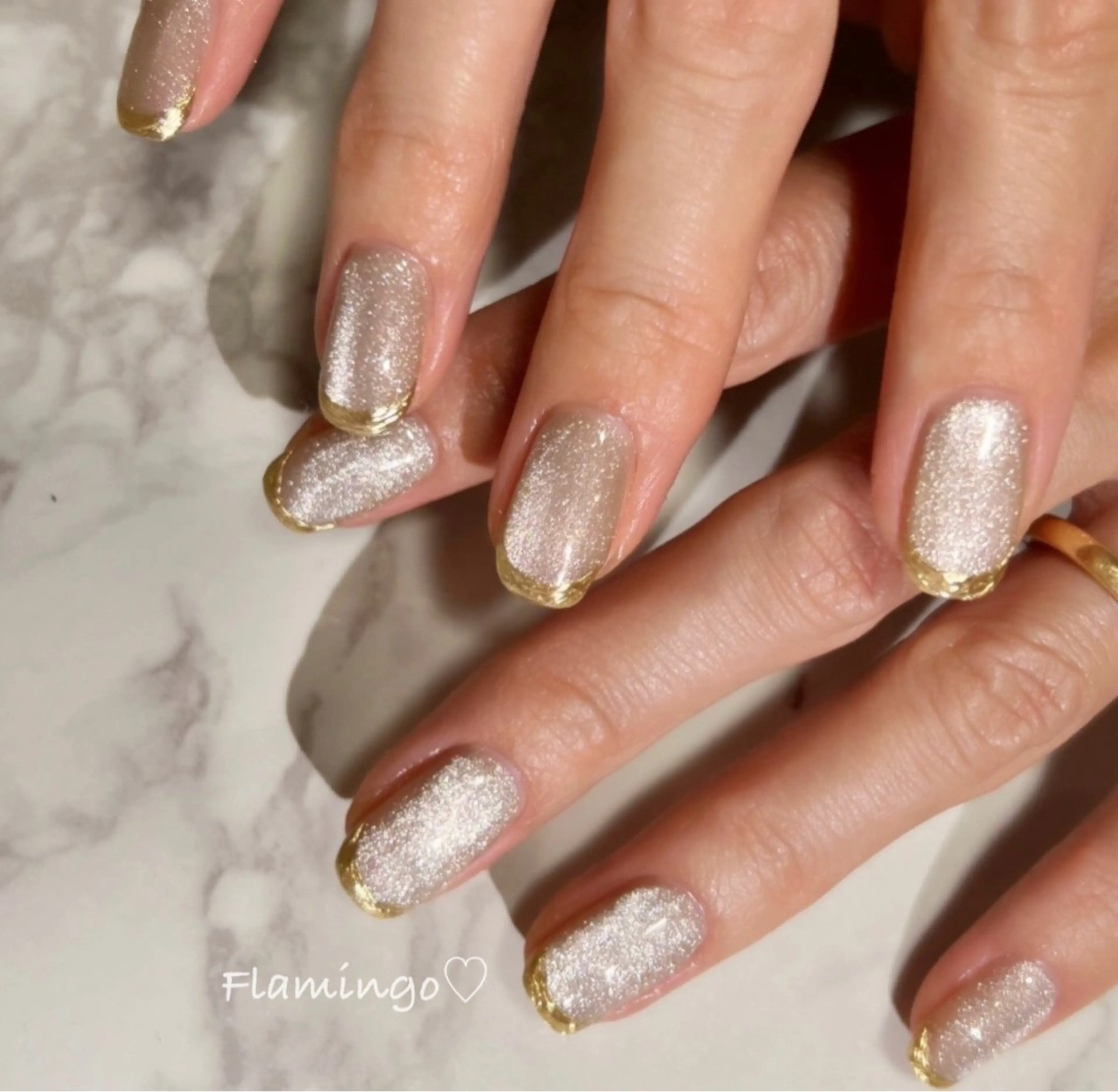 ネイル フレンチネイル ジェルネイル キラキラネイル マグネットネイル ミラーネイル ハンドネイル フィルイン／自爪育成 ／爪に優しい施術のネイルデザイン