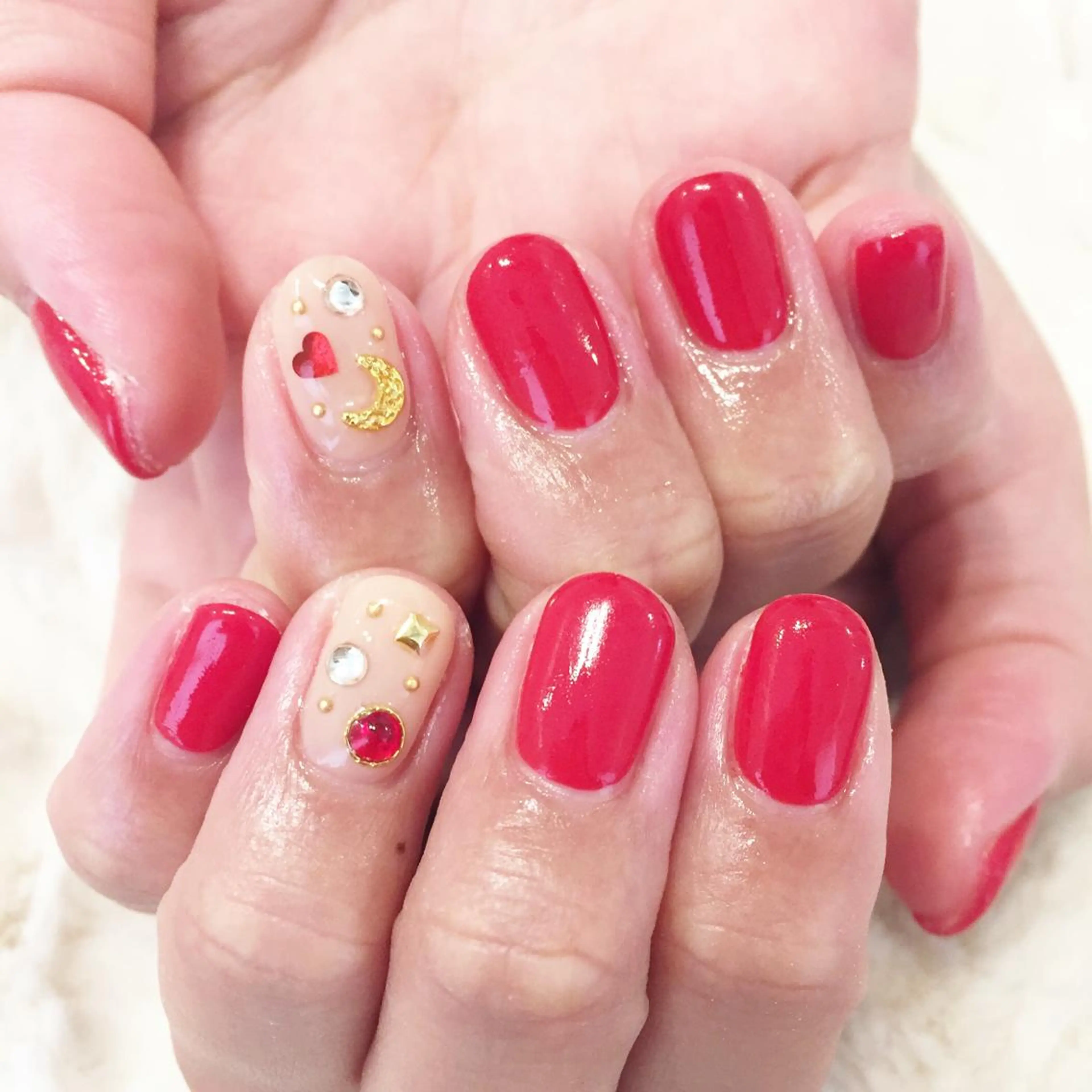 ネイル ジェルネイル シンプルネイル 東 千夏のネイルデザイン