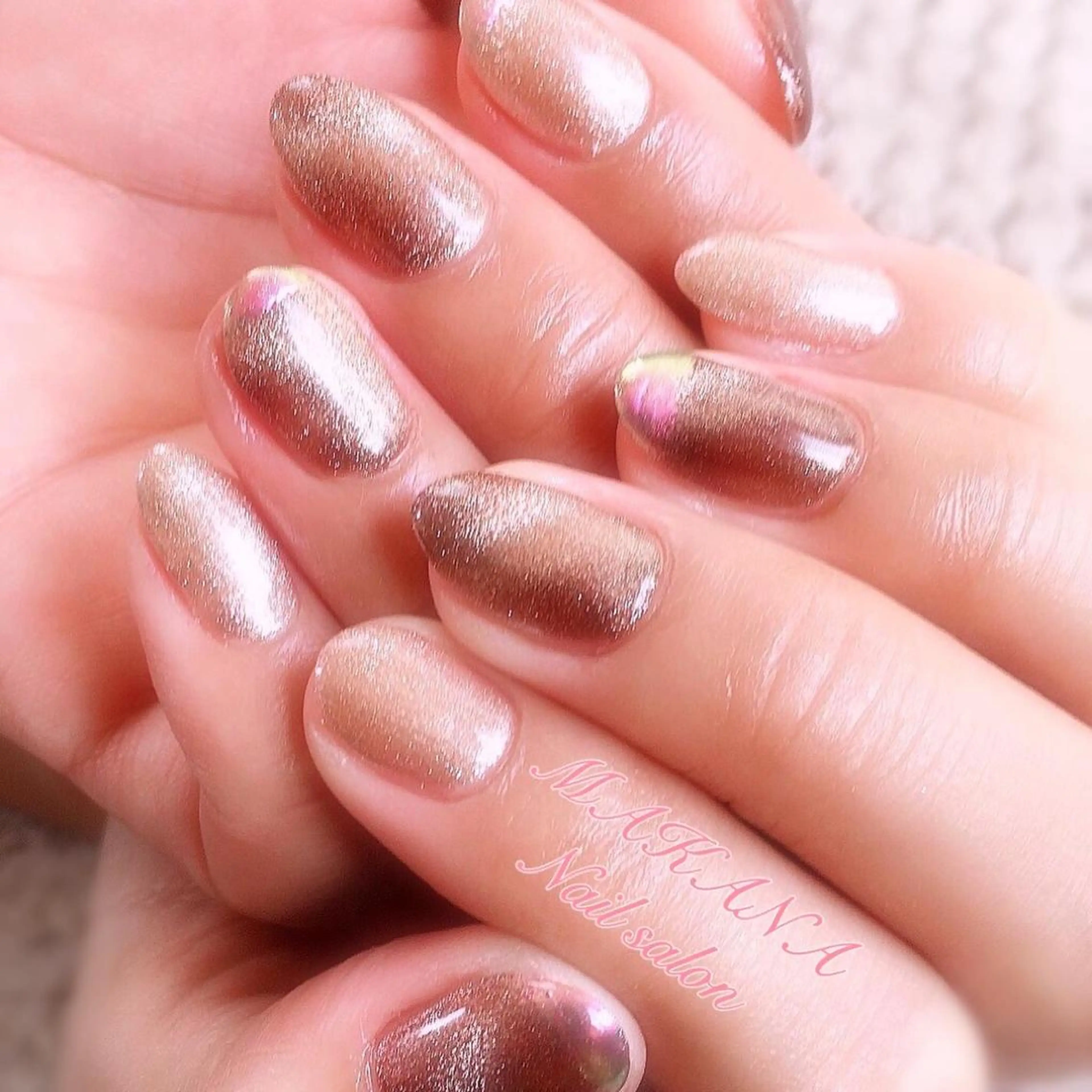 ネイル マグネットネイル ハンドネイル 鈴木 ユニのネイルデザイン