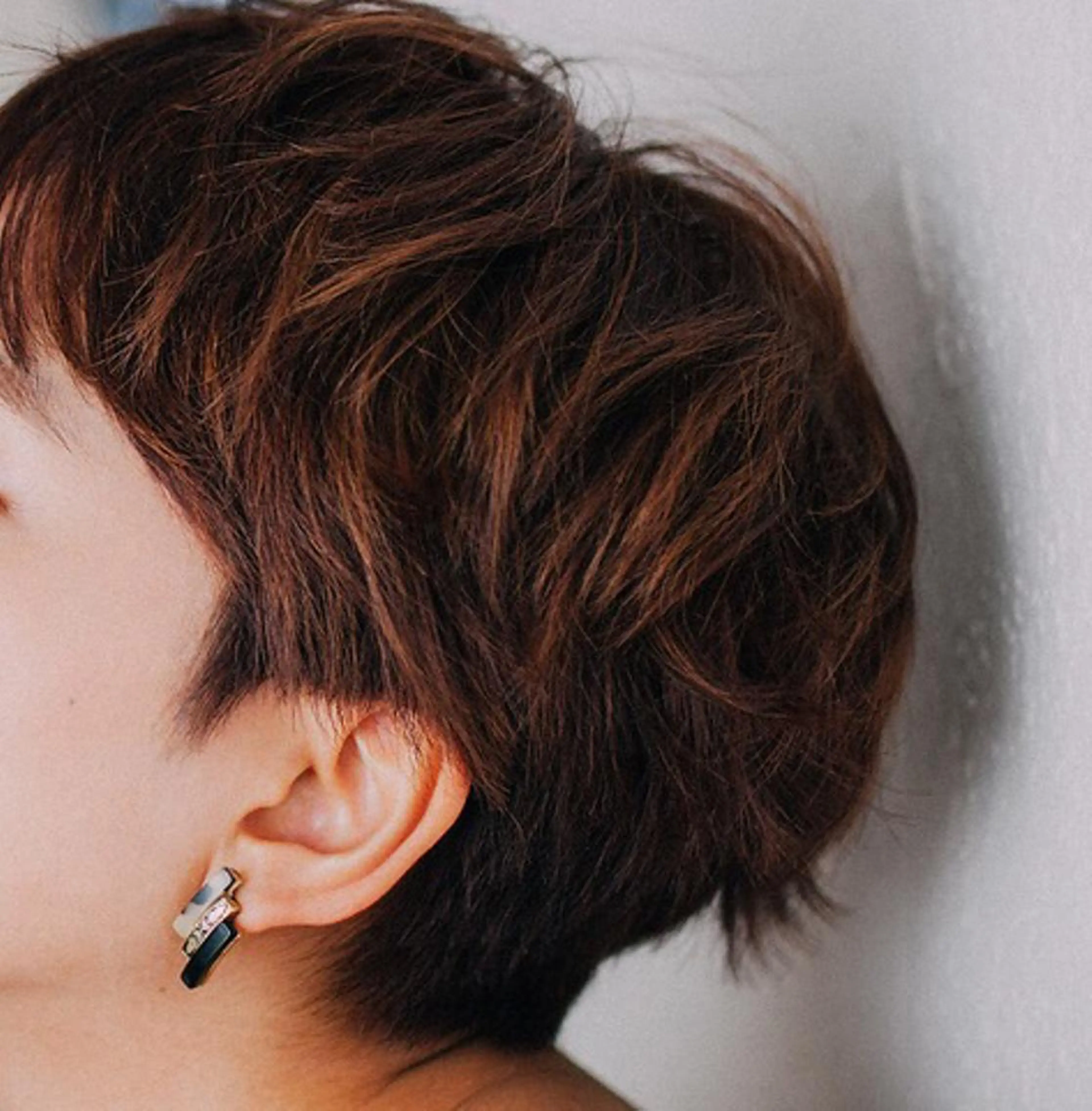 ショート カラー パーマ ヘアアレンジ メンズ キッズ ネイル マツエク・マツパ premier modelsのヘアスタイル