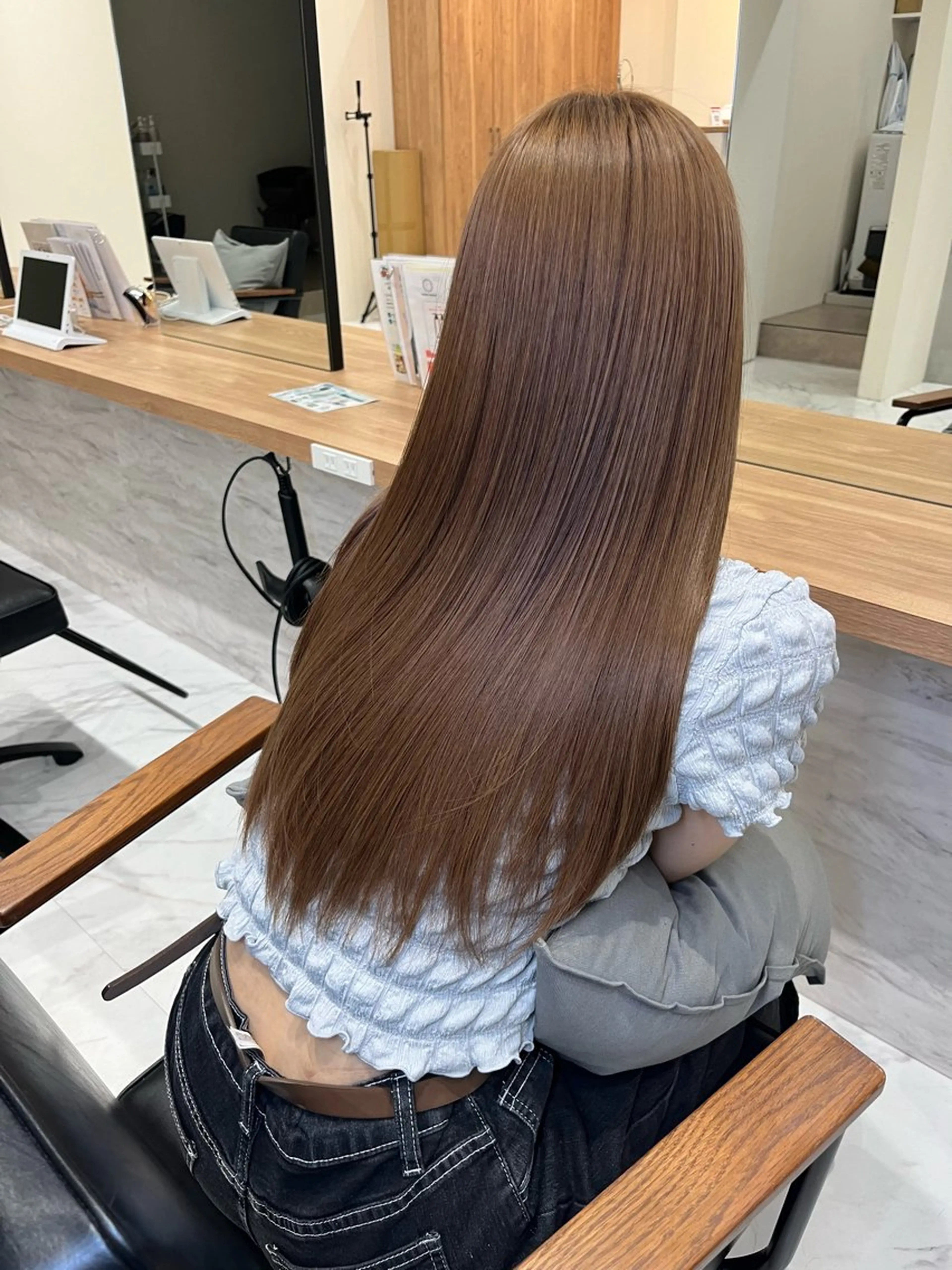 ロング トリートメント 寒色カラー特化/ 透明感カラー/ゆづきのヘアスタイル