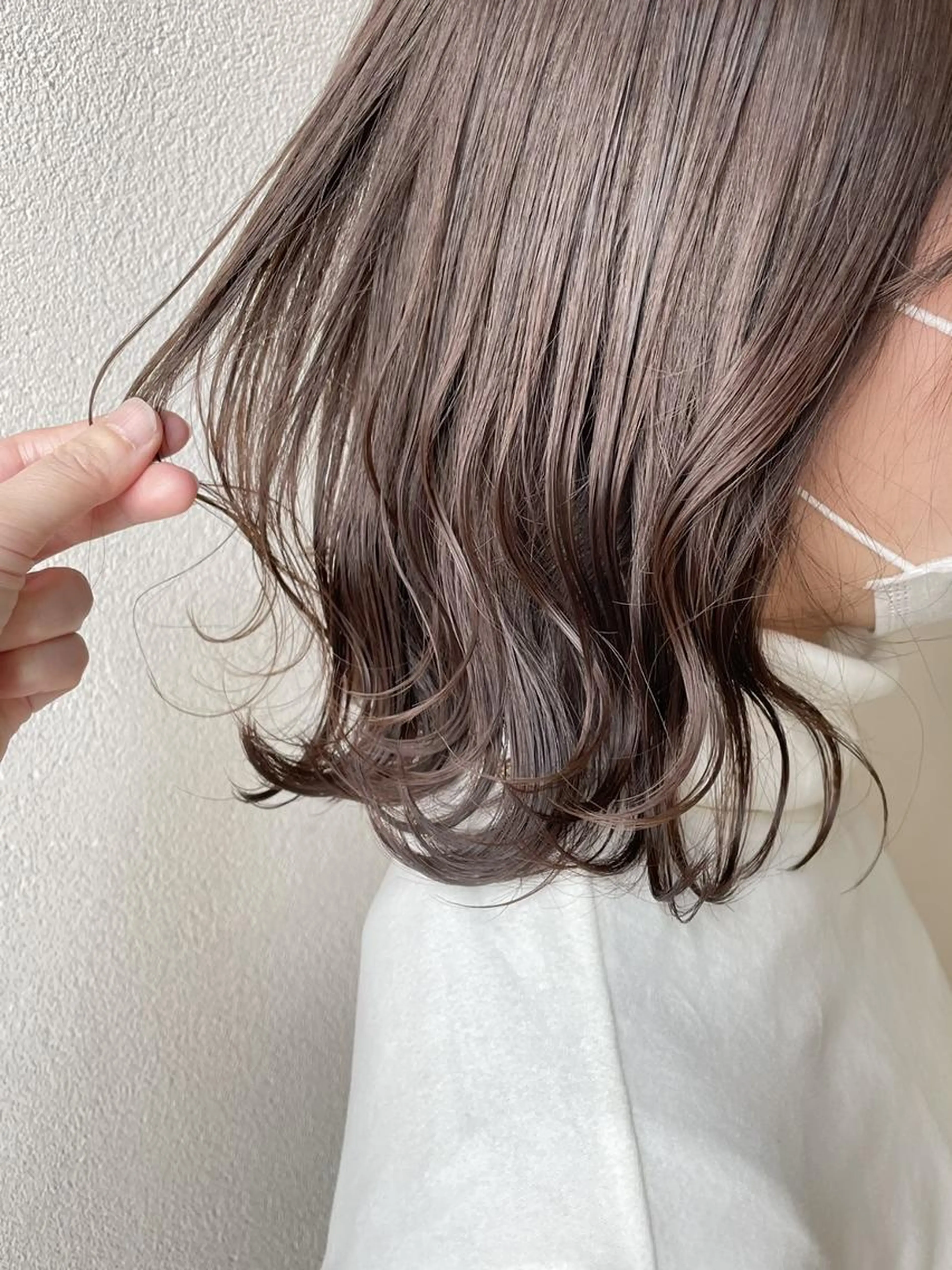 ブリーチなしのダブルカラーの写真