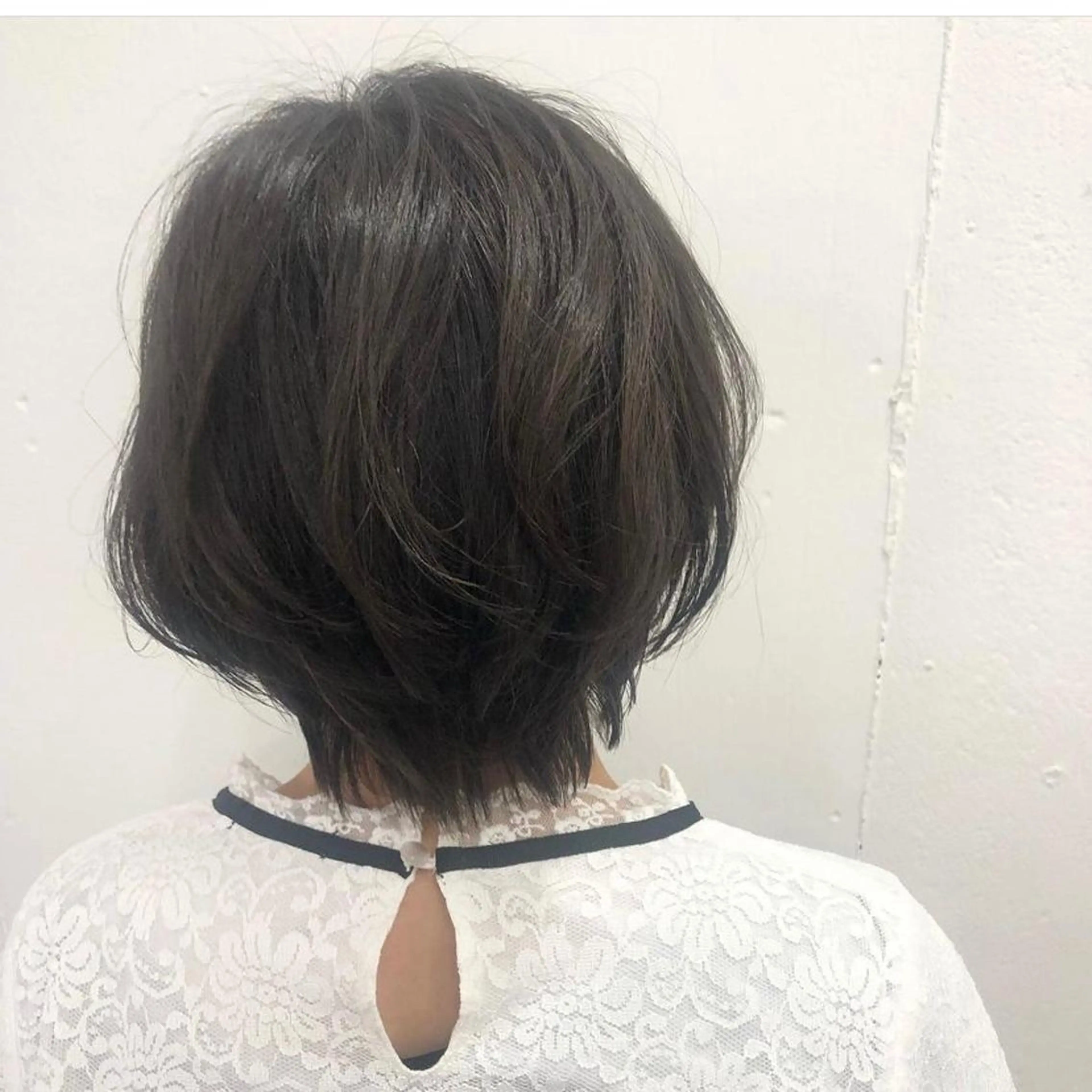 ショート カラー パーマ ヘアアレンジ メンズ キッズ ネイル ショートボブ ボブ ショートヘア ショートネイル 久木原 ゆりのヘアスタイル