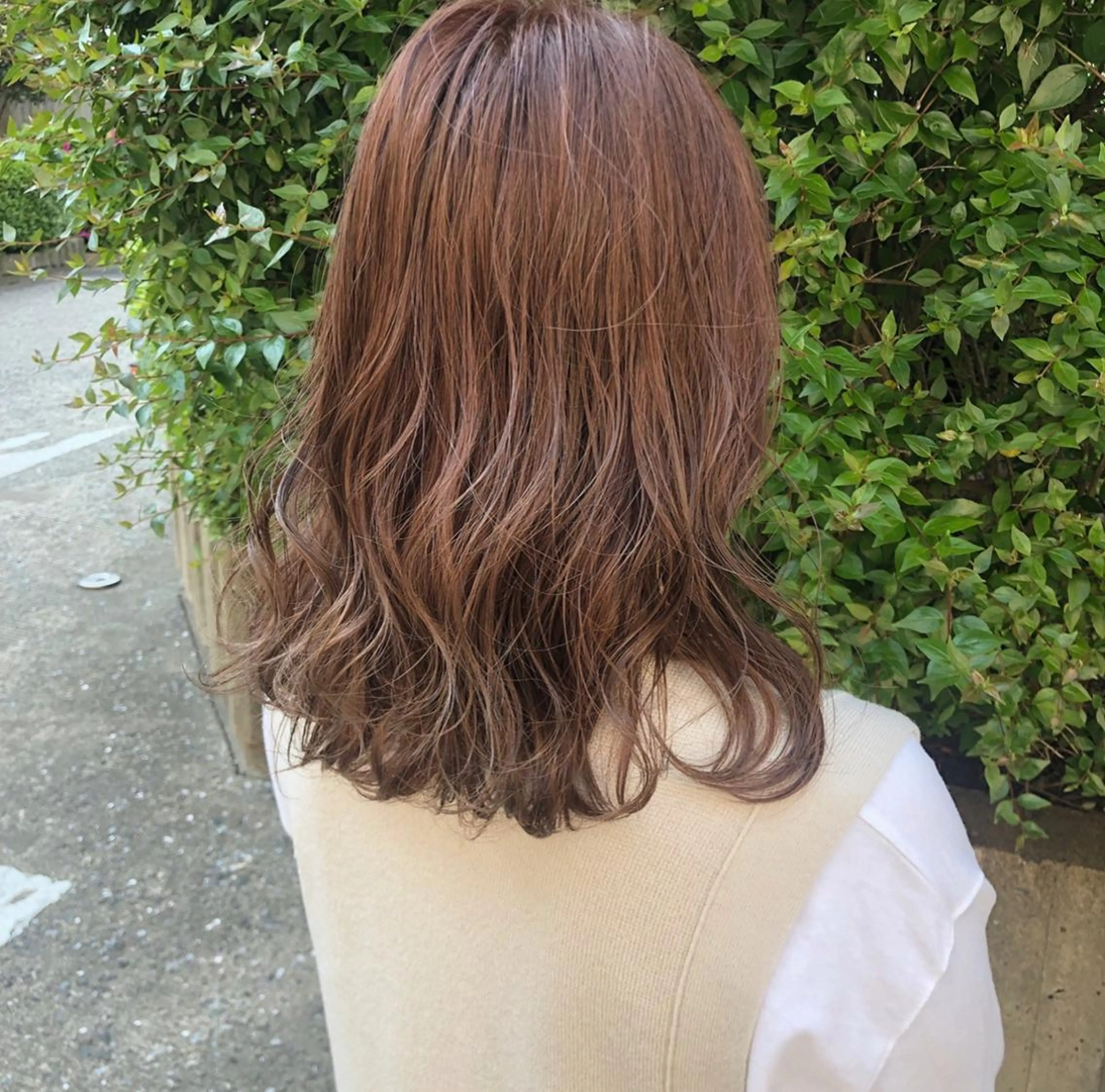 【白髪染め】🫧カット＋リタッチカラー🫧￥7700[天神/大名/ショートカット/韓国]の写真