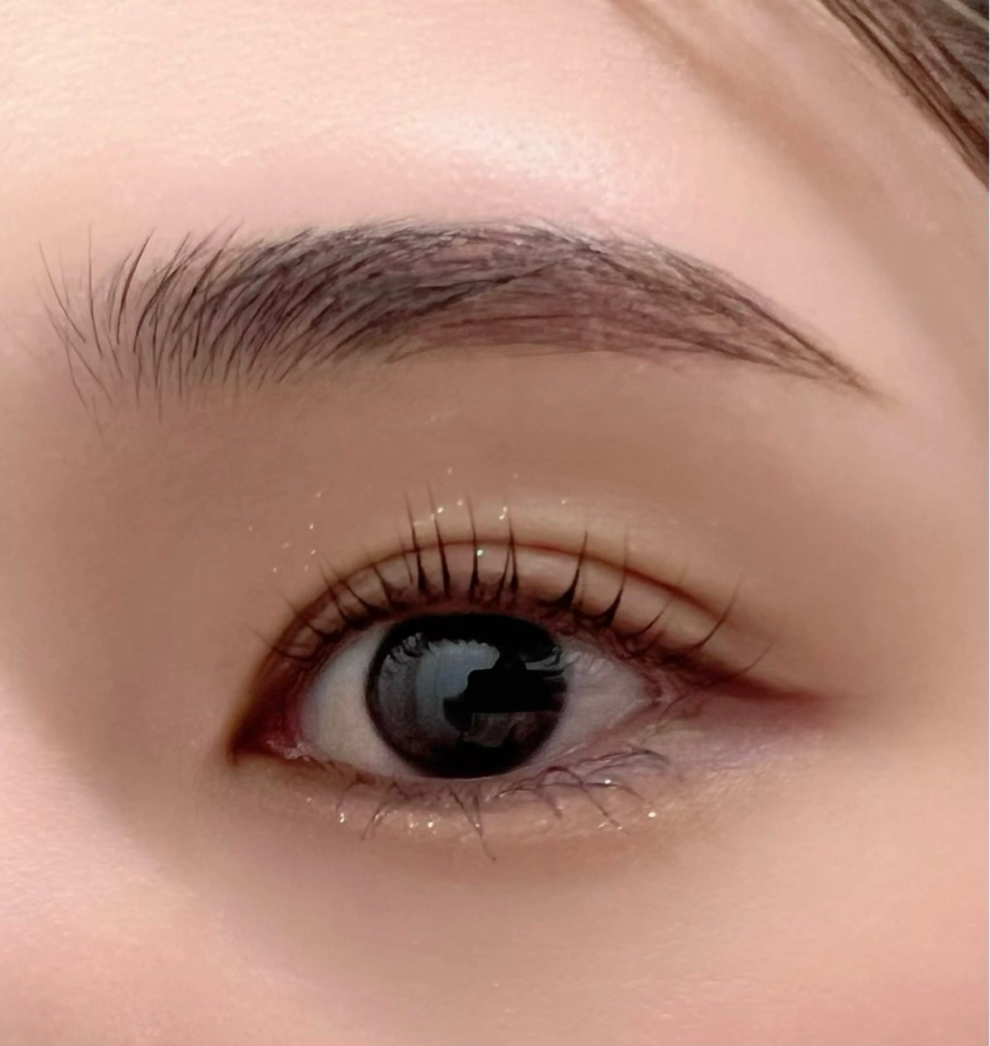 マツエク・マツパ キュート 一重×まつ毛パーマ rukuku🌼Ui まつパ/眉毛Waxのマツエク・マツパデザイン