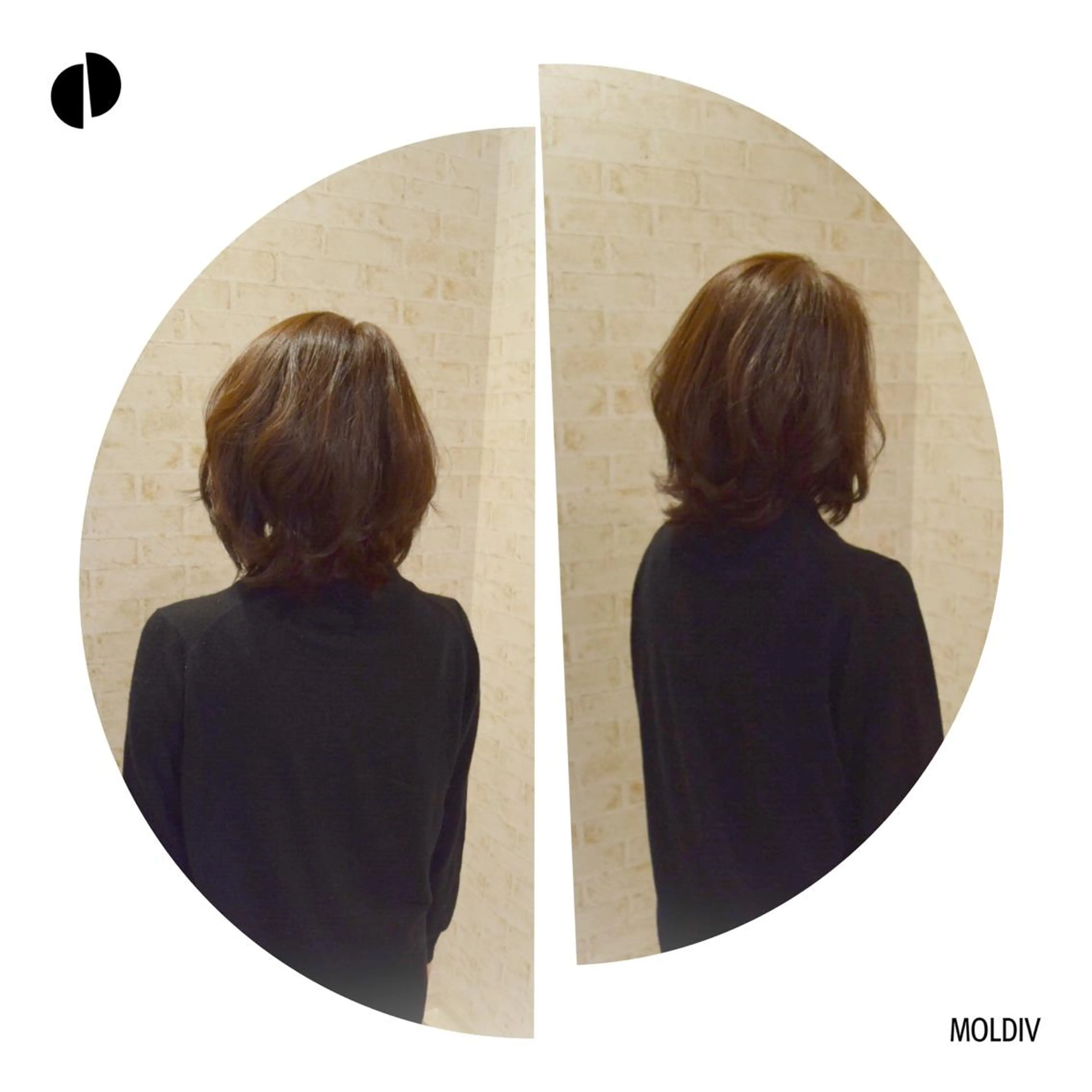 ミディアム カラー ブラウンカラー ✨縮毛矯正✨髪質改善 ナカシマ ユミのヘアスタイル