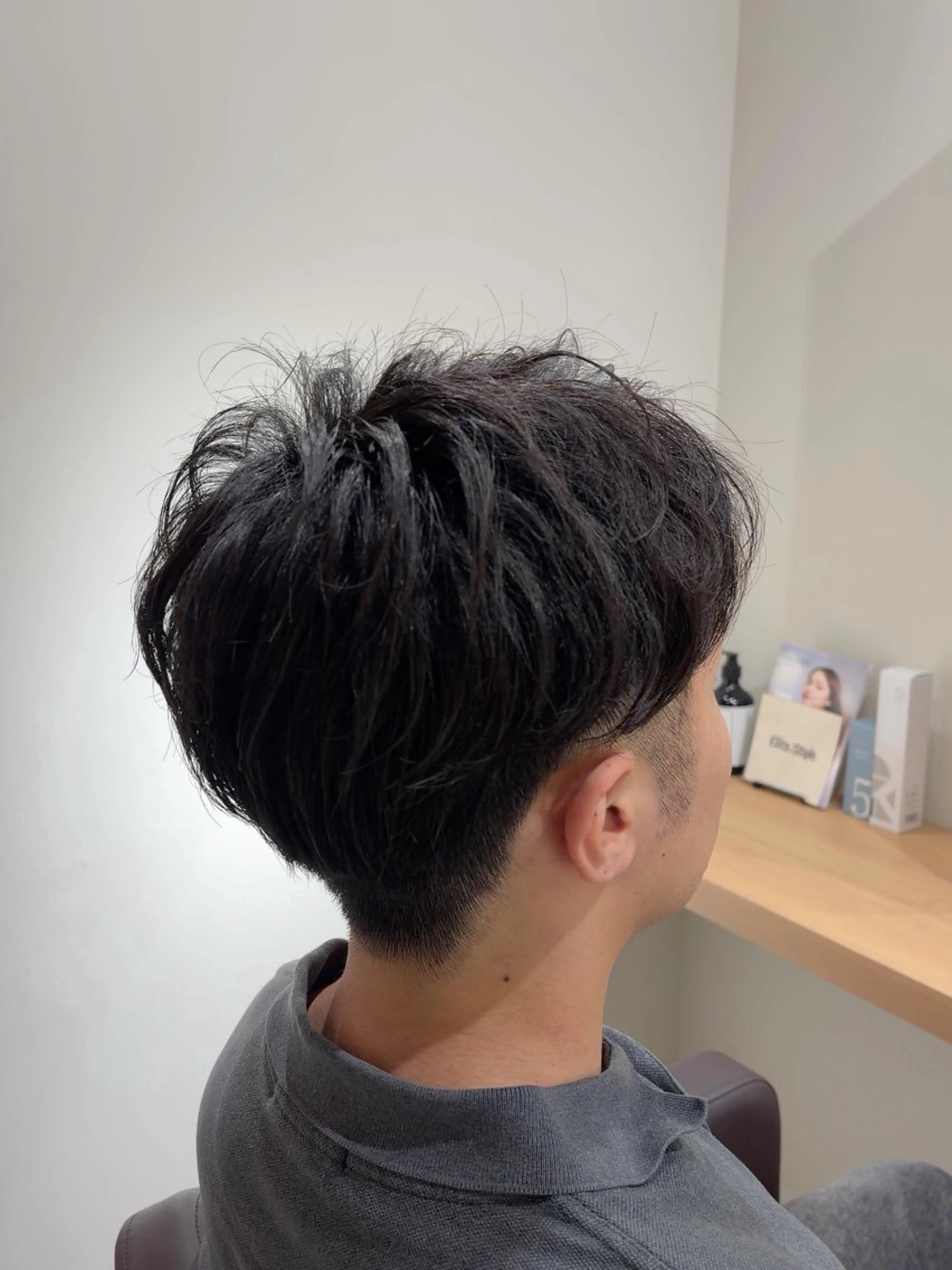 パーマ メンズ カット パーマ メンズカット attraitななかのヘアスタイル