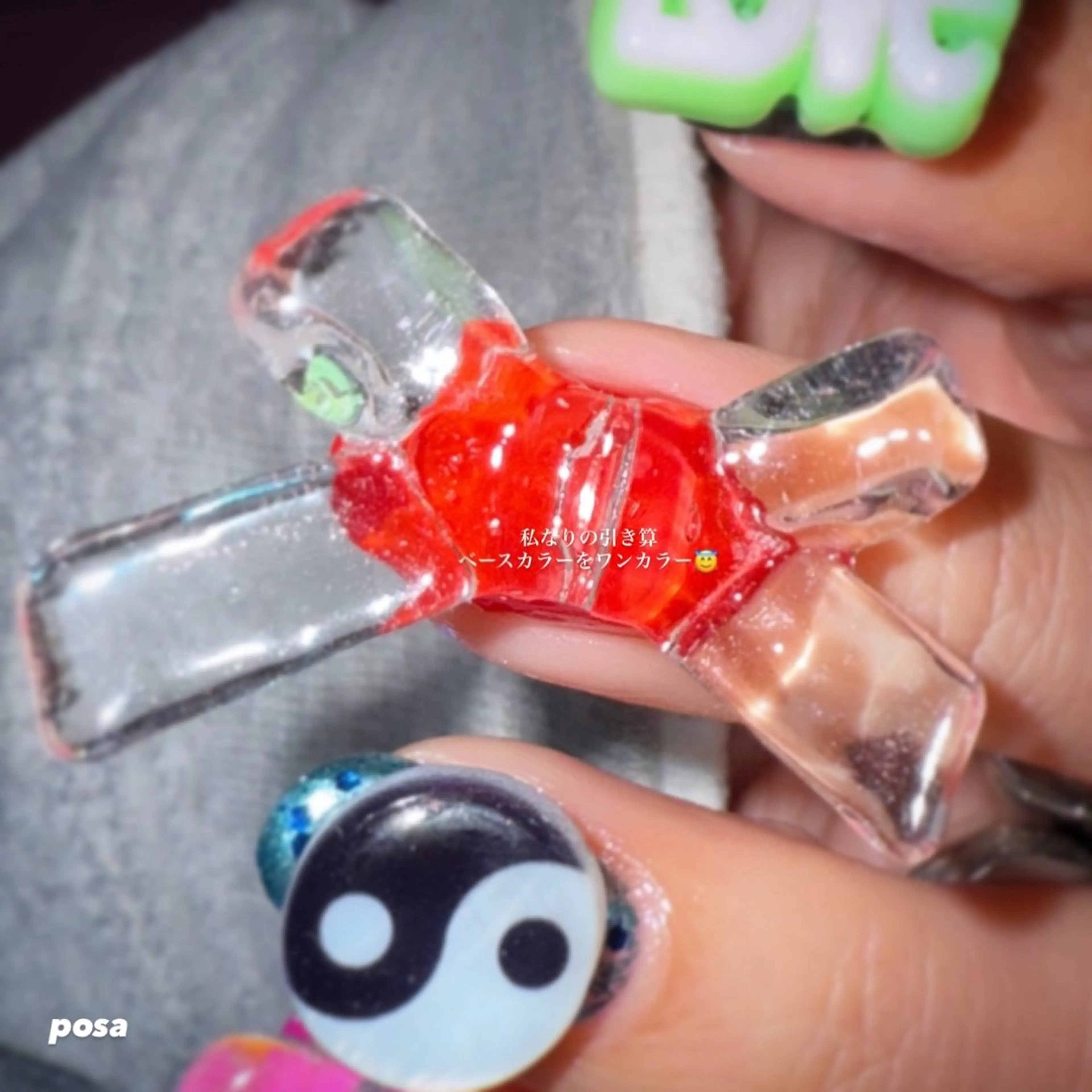 ネイル ハンドネイル posa nail モエミのネイルデザイン