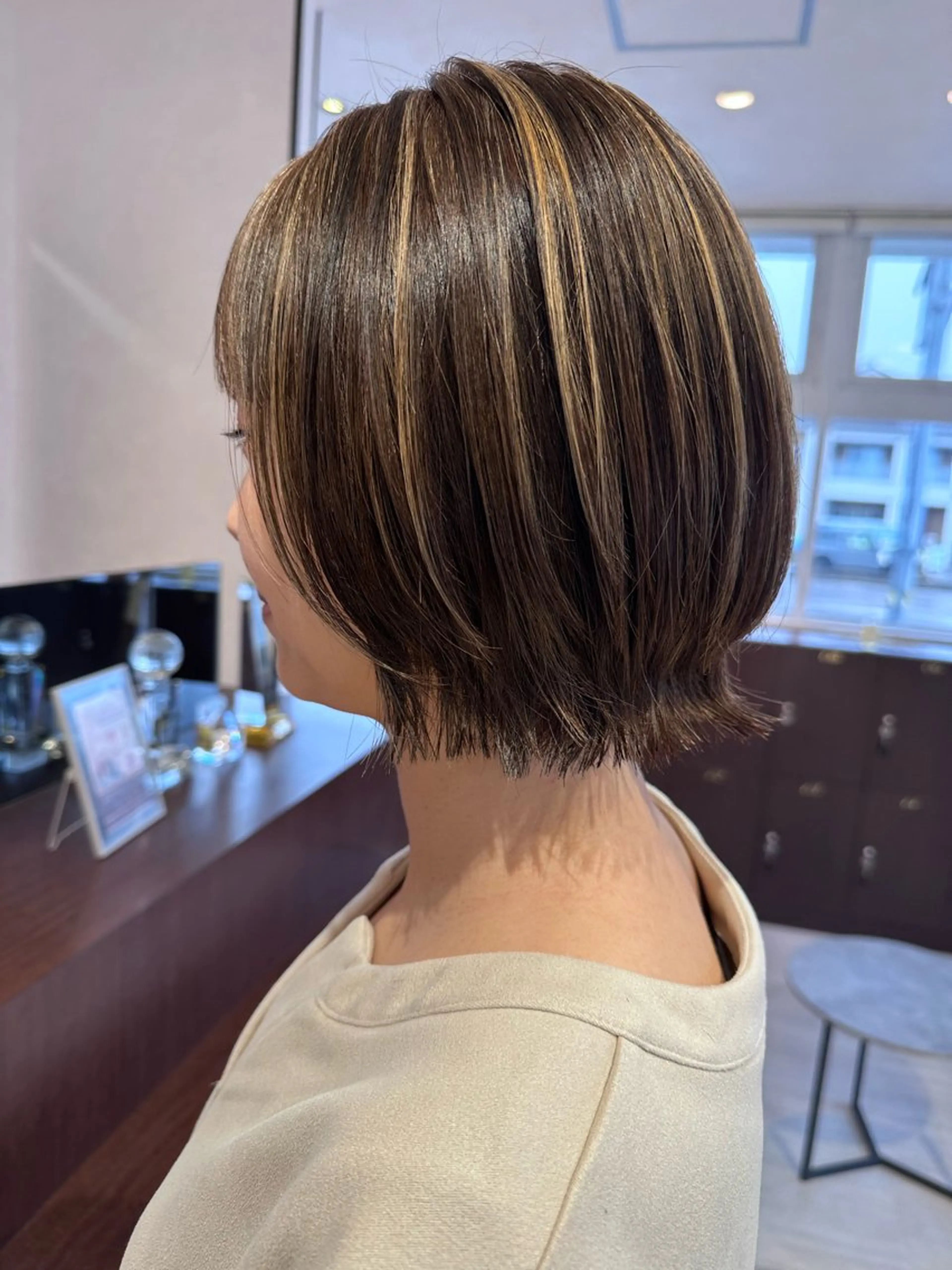 ショート カラー EARTH長岡店🩵 石原莉穂のヘアスタイル