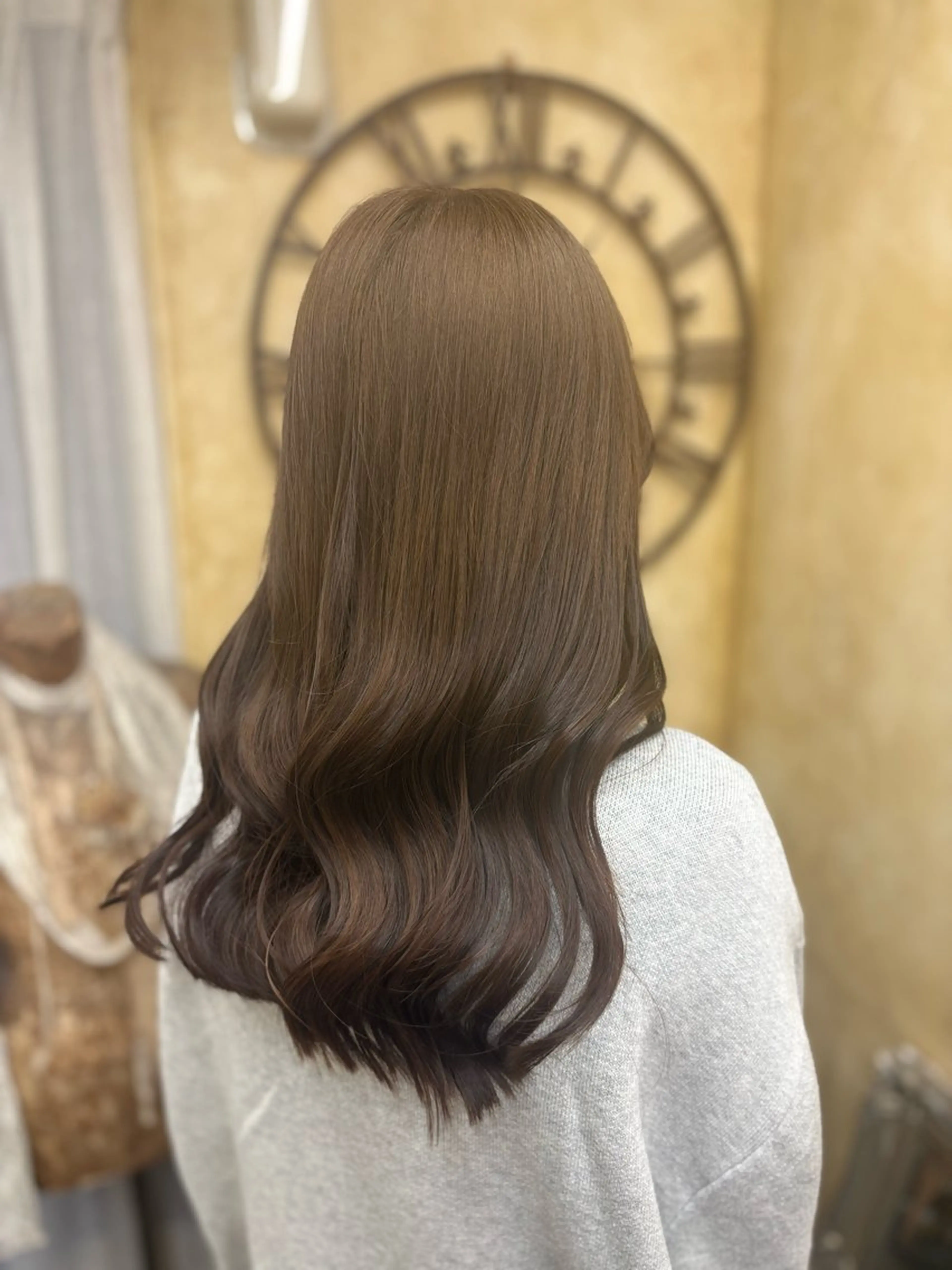 セミロング ヘアカラー トリートメント Retsu /UniQのヘアスタイル