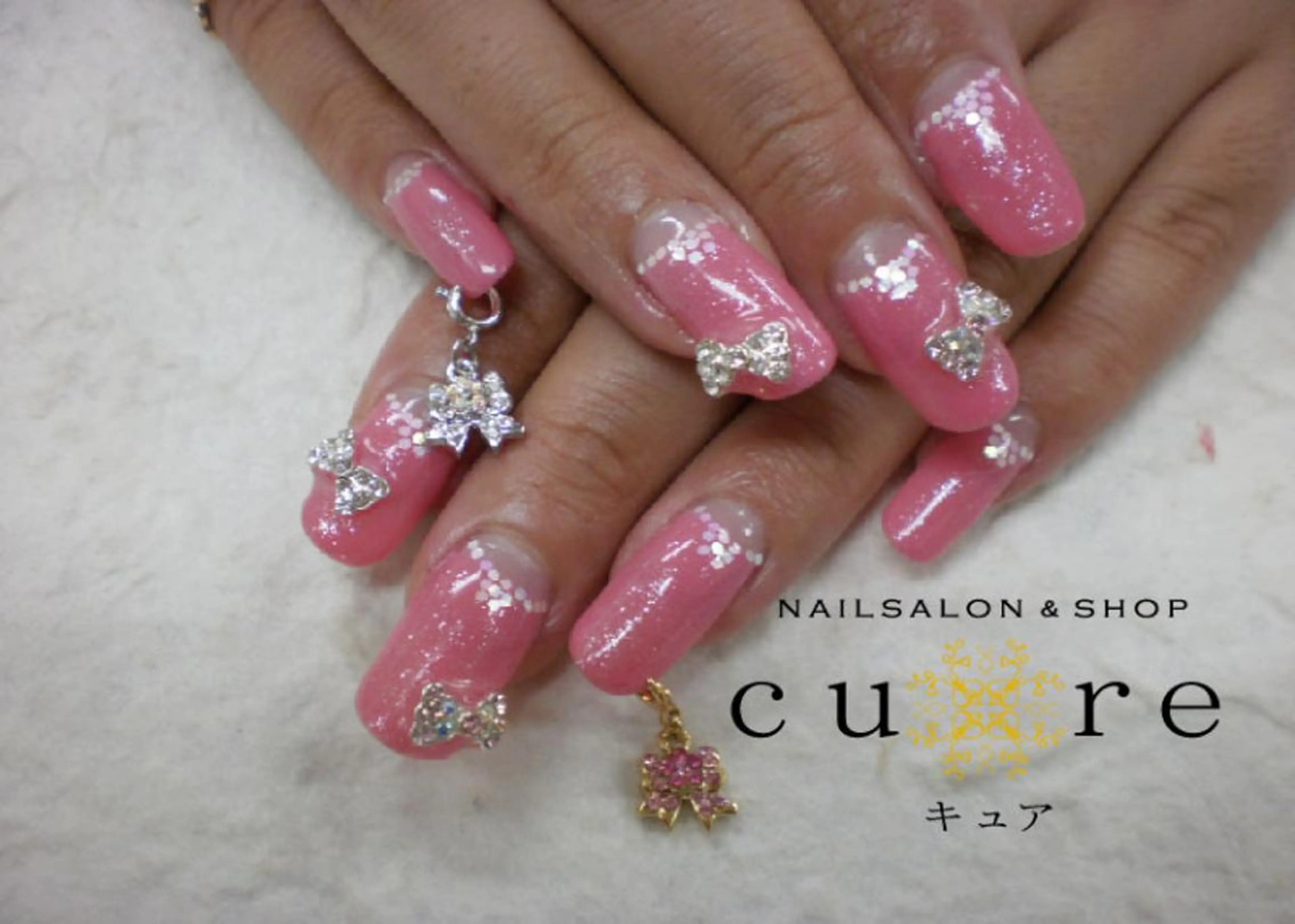 セミロング ネイル ネイルサロン Cureのネイルデザイン