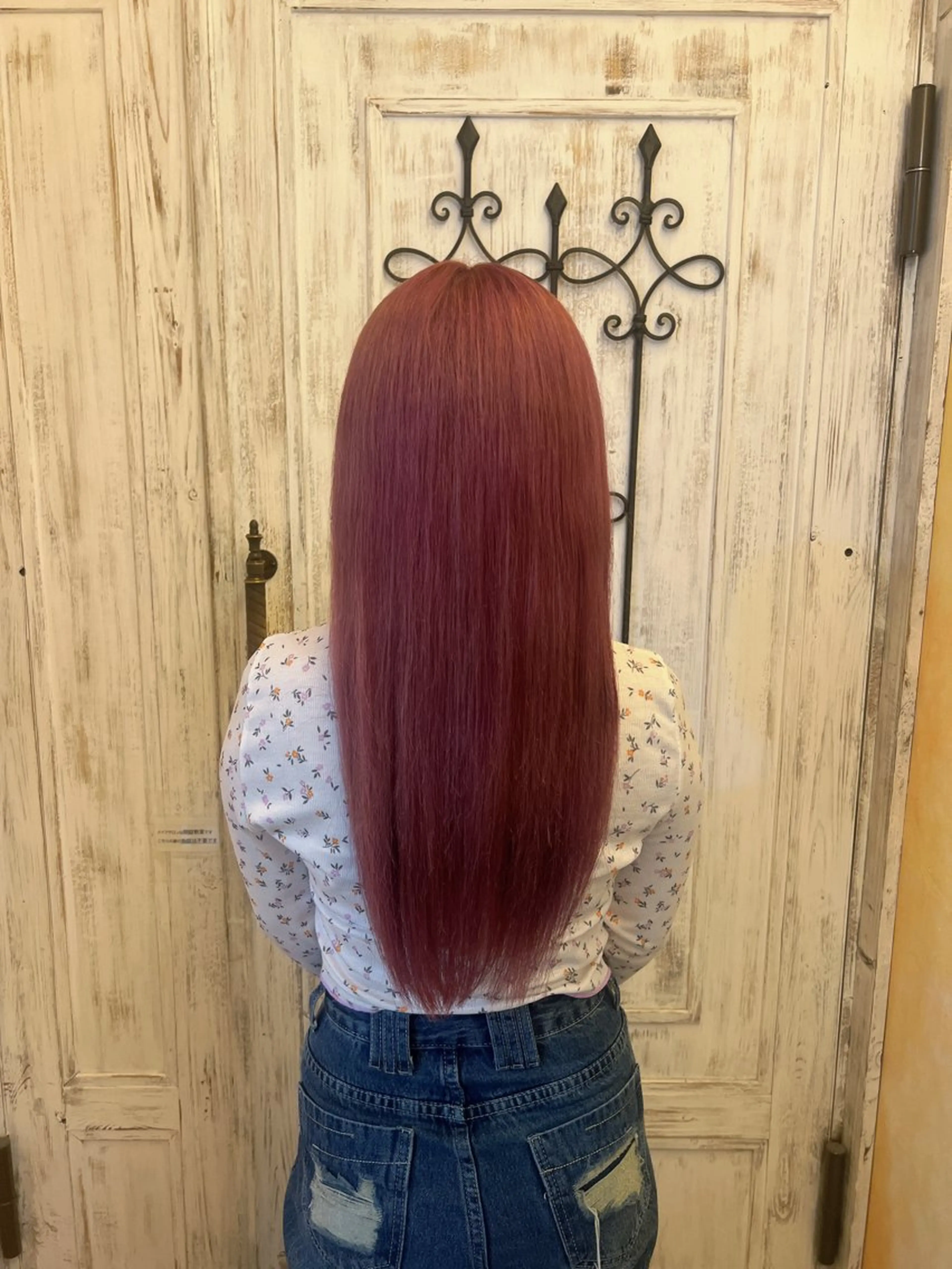 カラー 富田 彩来のヘアスタイル